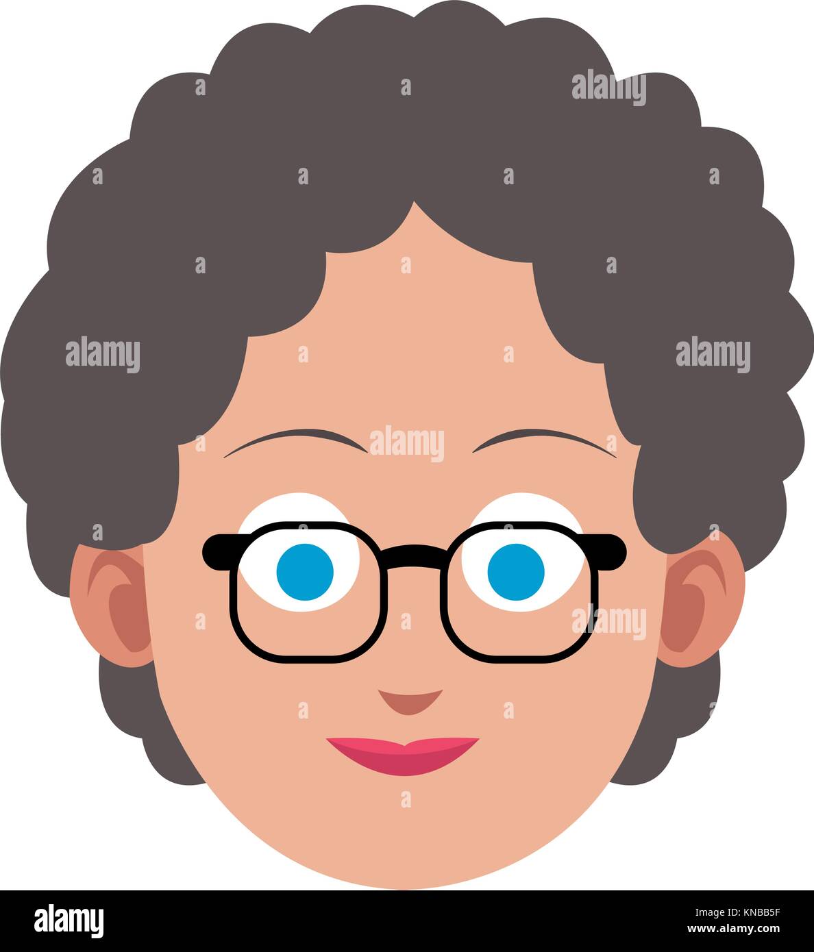 Grandmother face cartoon Stock Vector Image & Art - Alamy