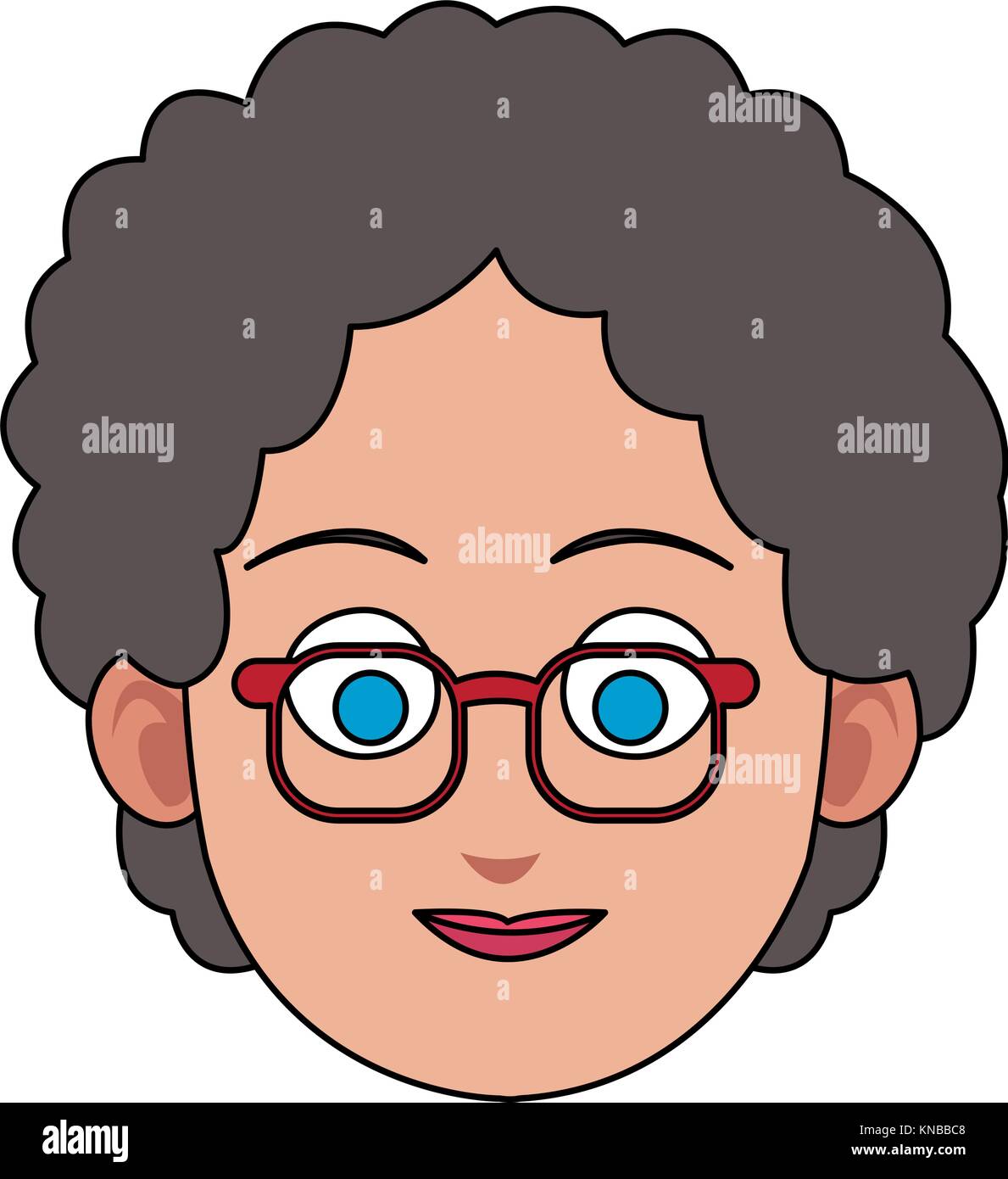 grandma cartoon face