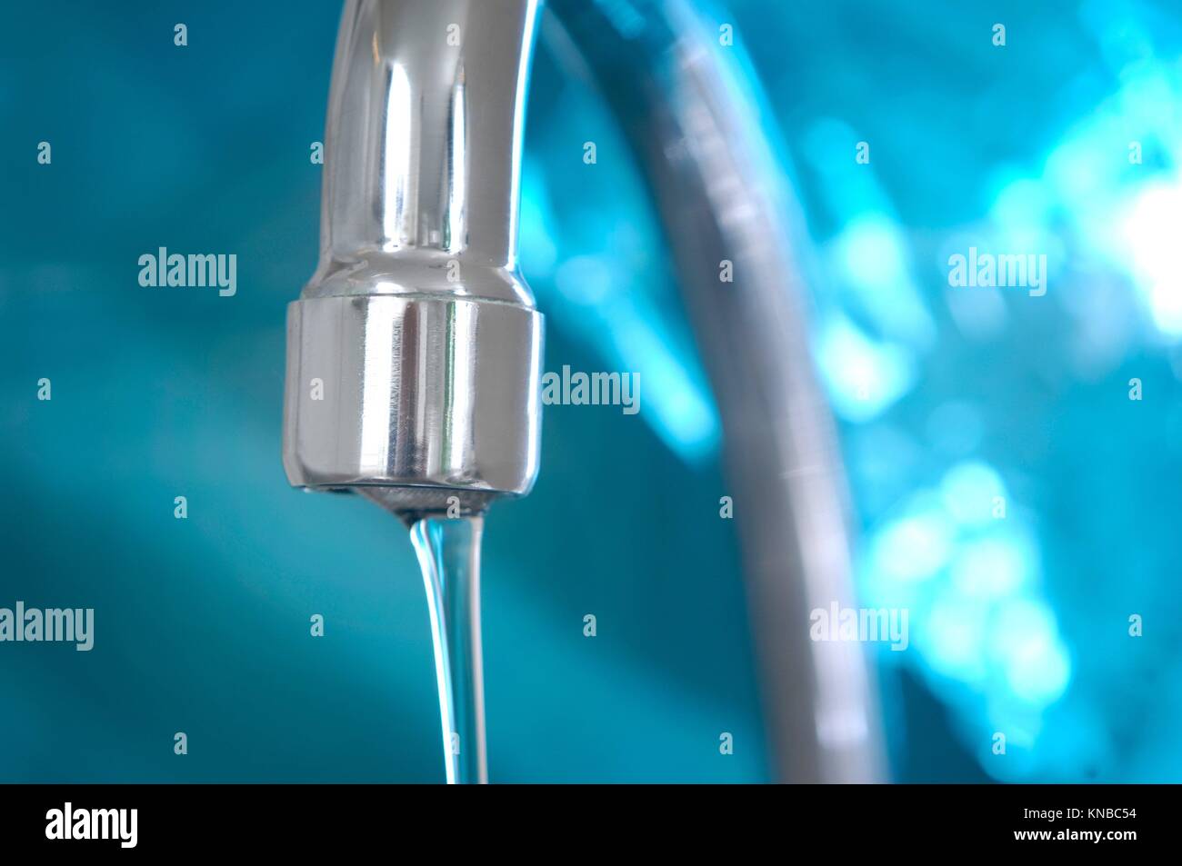 Faucet with little water pressure Stock Photo Alamy