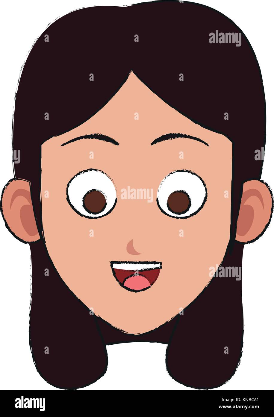 Young woman face Stock Vector Image & Art - Alamy
