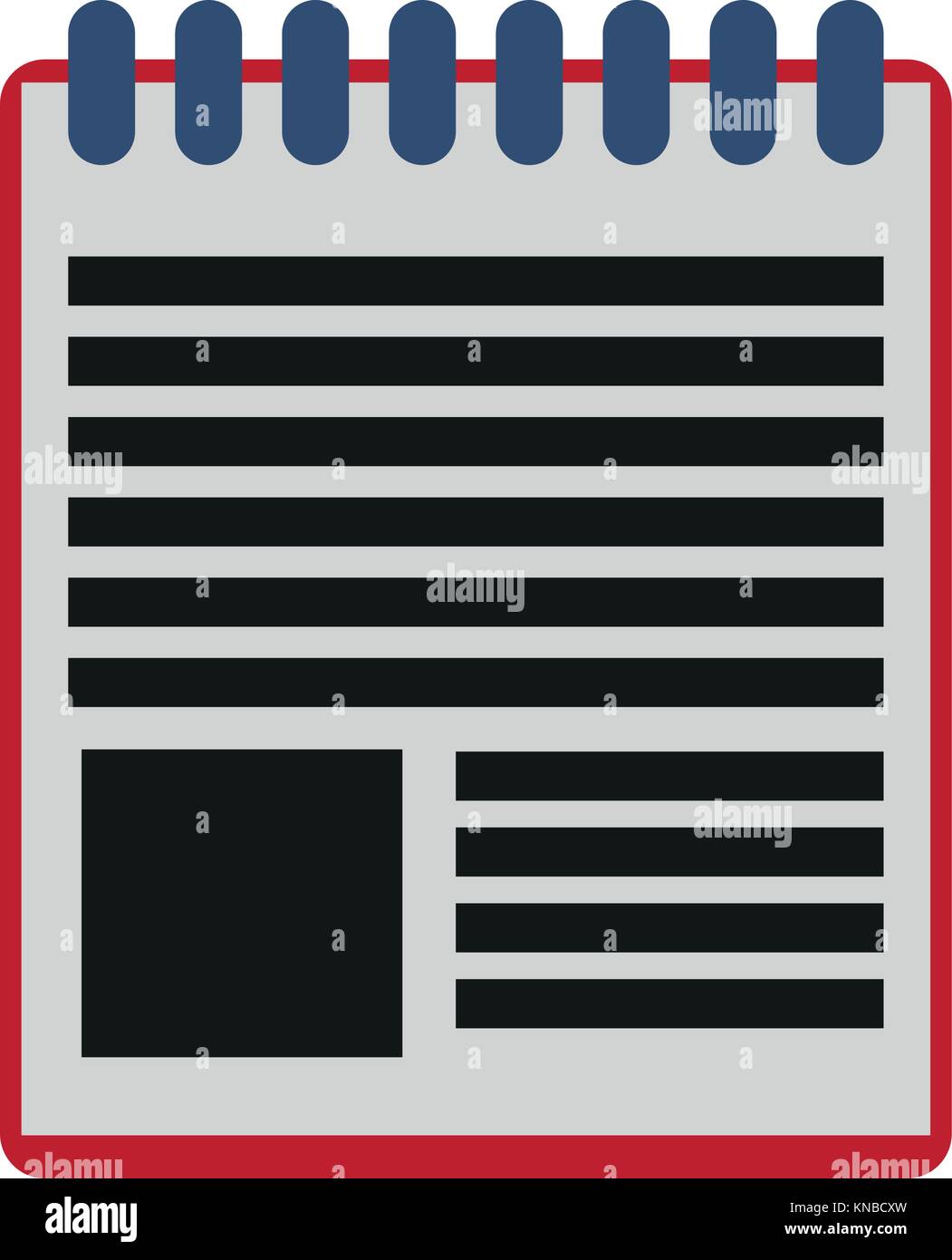 Notebook open isolated Stock Vector Image & Art - Alamy