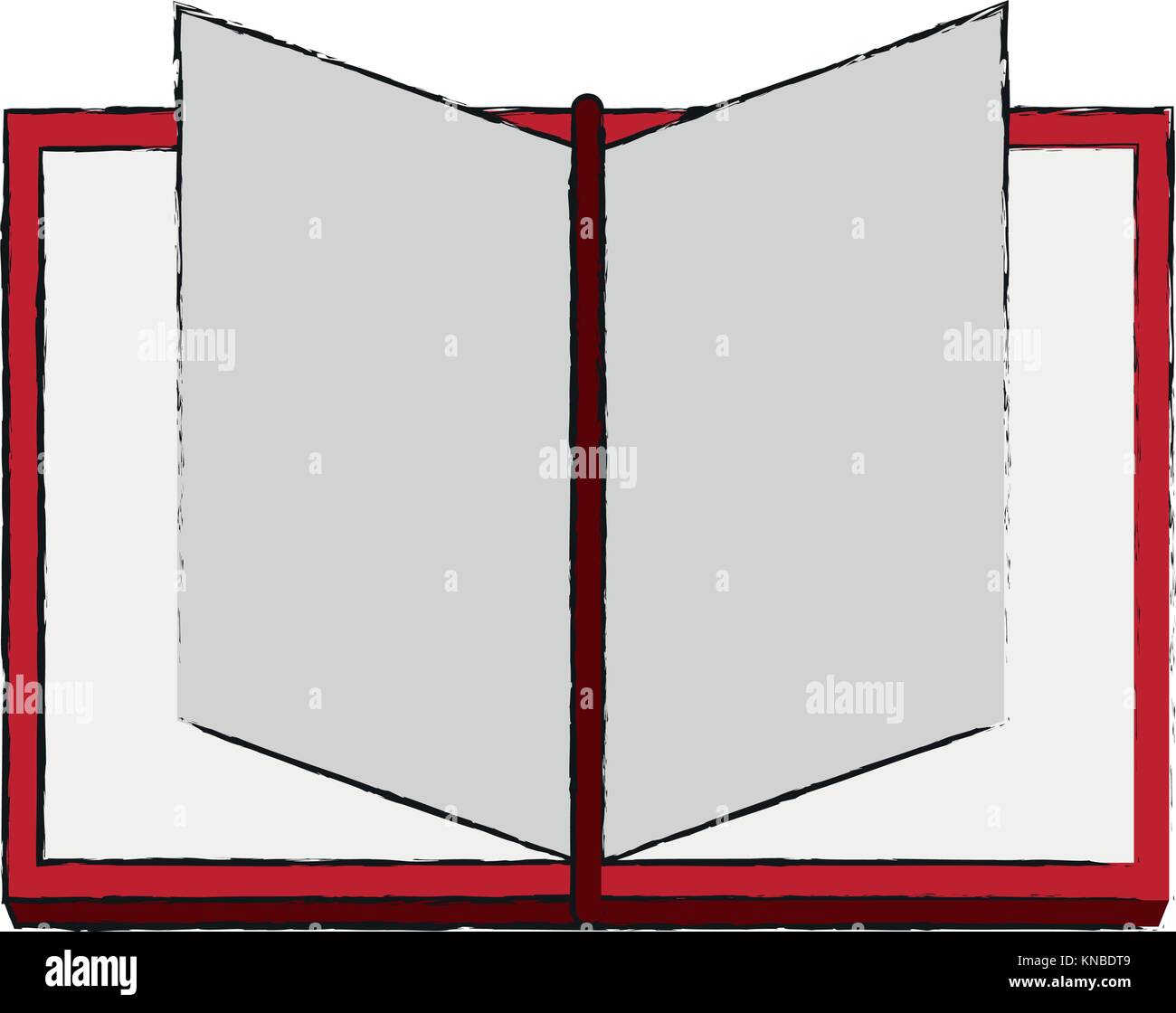 Book open isolated Stock Vector Image & Art - Alamy