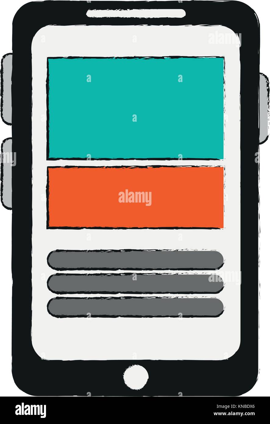 Smartphone mobile technology Stock Vector Image & Art - Alamy