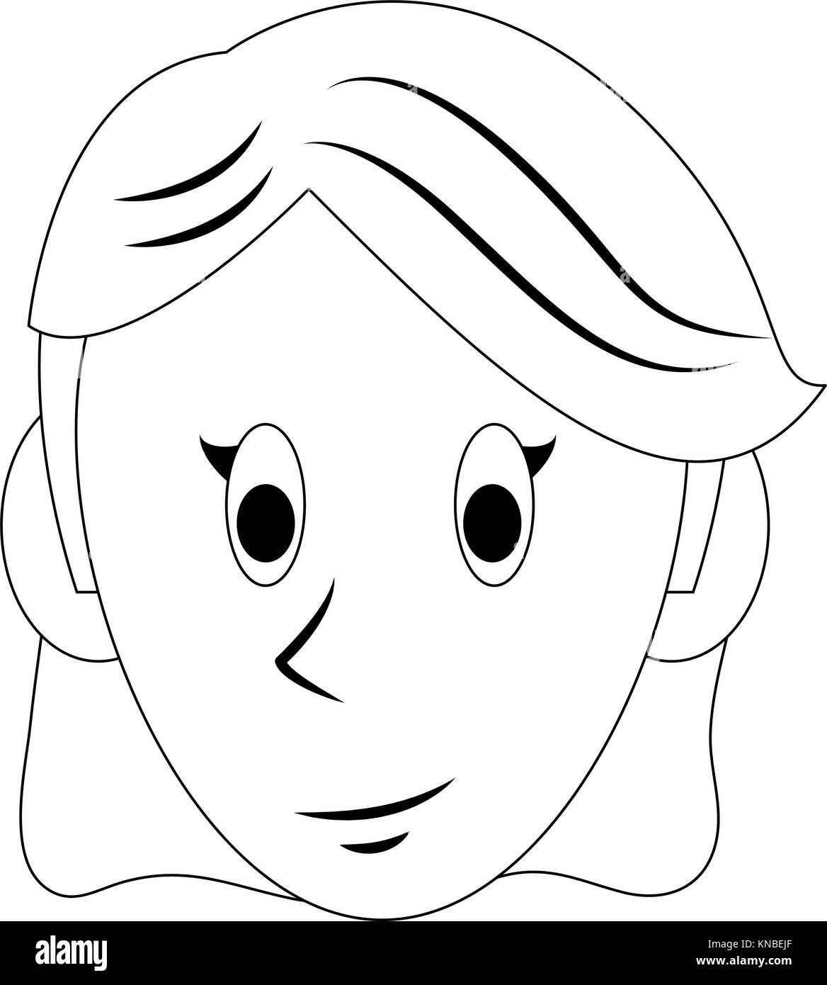 Woman face cartoon Stock Vector Image & Art - Alamy