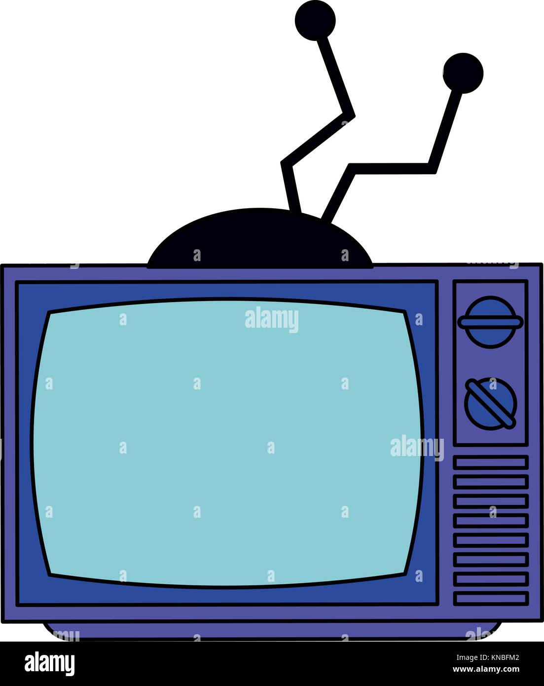 Old television media pop art colors Stock Vector Image & Art - Alamy