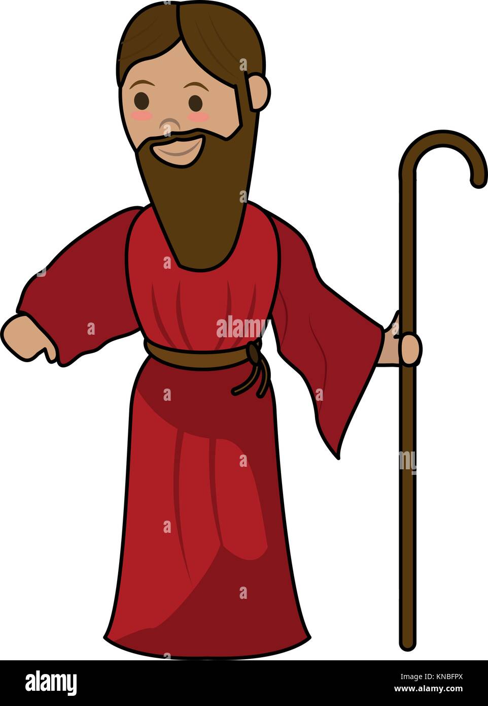 Saint joseph and the christ child Stock Vector Images Alamy