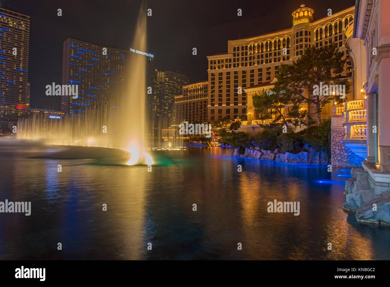 Fountains of Bellagio, Las Vegas, Nevada, USA Stock Photo Alamy