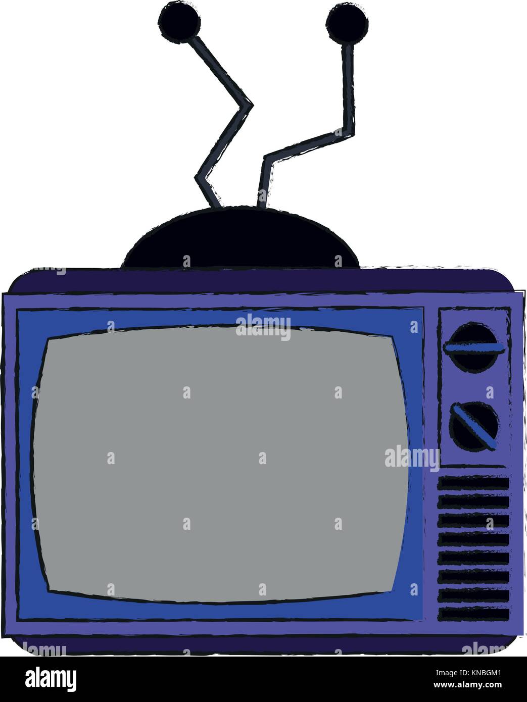Old television media pop art colors Stock Vector Image & Art - Alamy