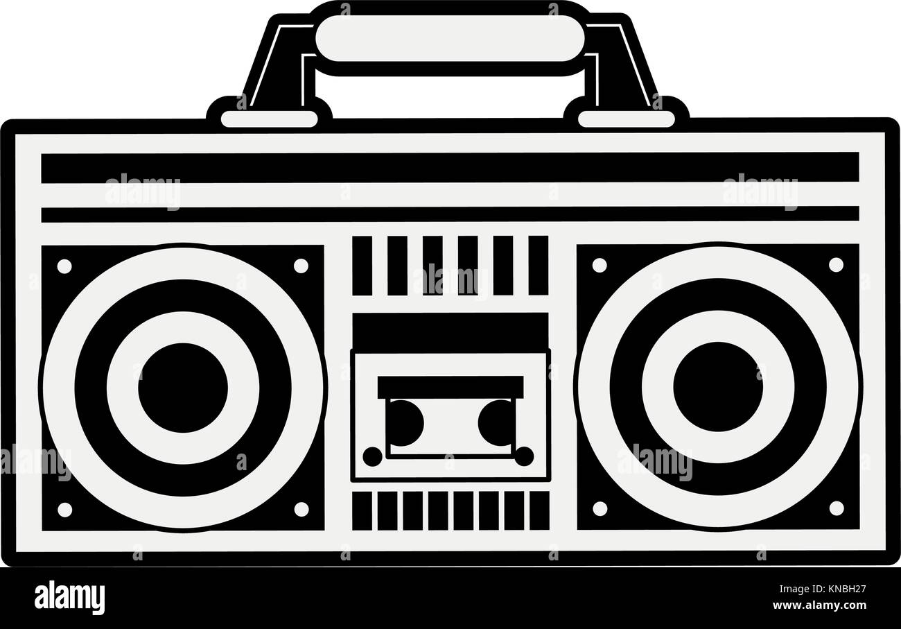 Old radio stereo Stock Vector Image & Art - Alamy