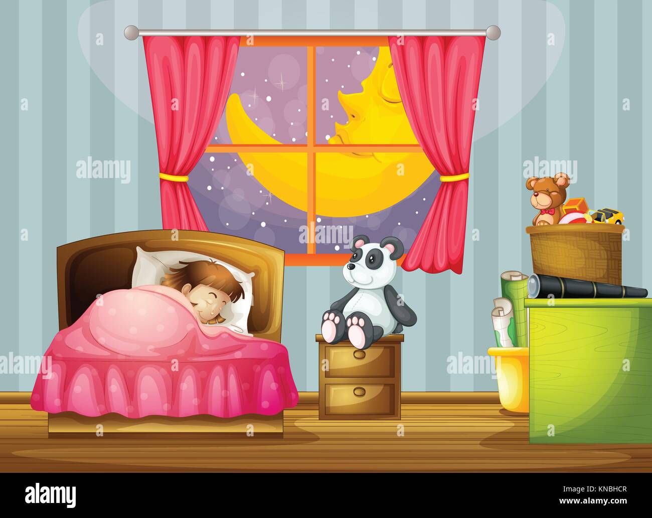 Illustration Of A Girl In A Beautiful Bed Room Stock Vector Image Art illustration-of-a-girl-in-a-beautiful-bed-room-stock-vector-image-art