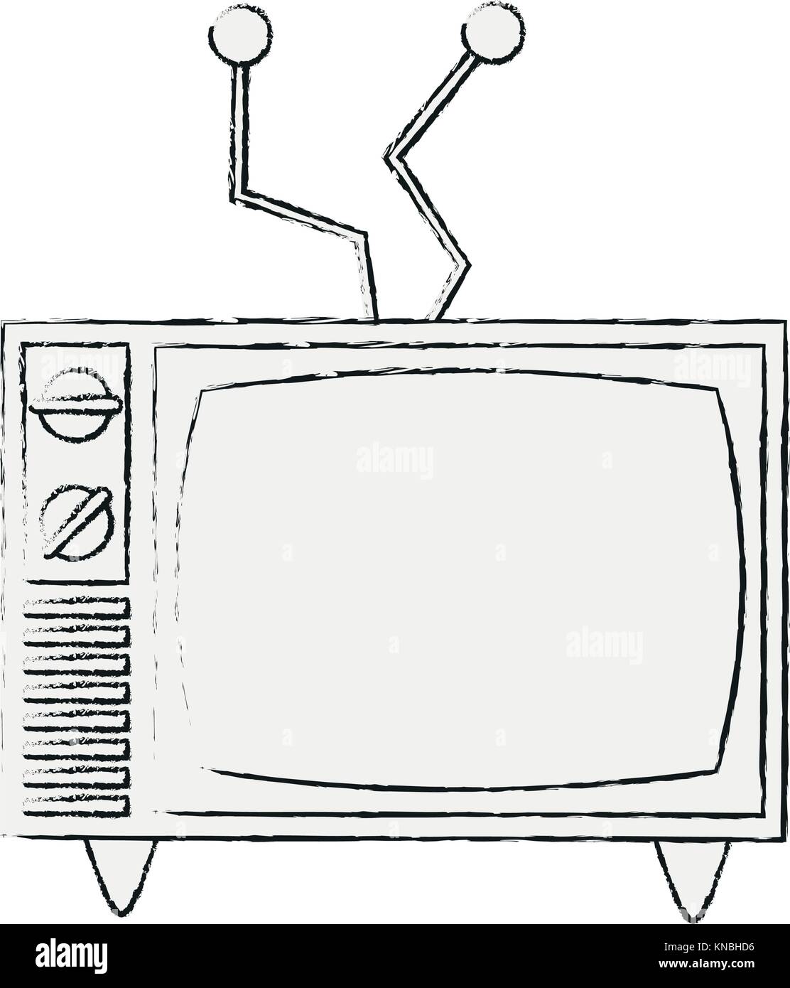 Old television media Stock Vector Image & Art - Alamy