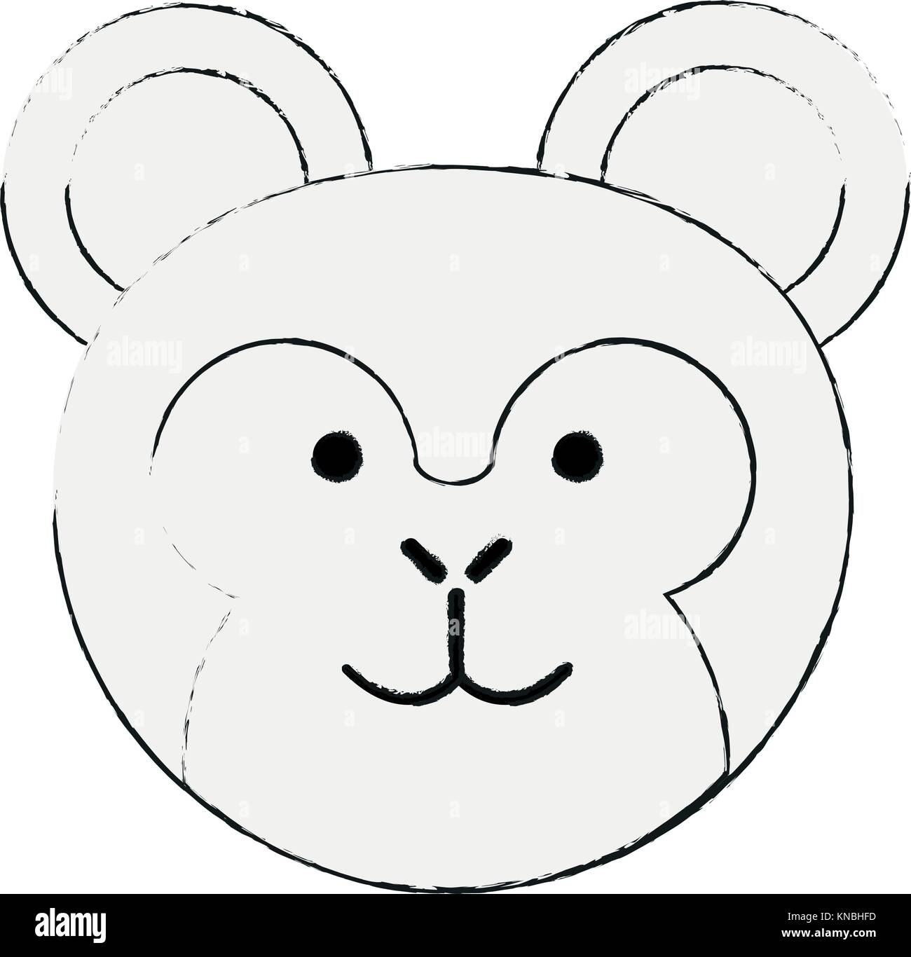 Cute monkey cartoon Stock Vector Image & Art - Alamy