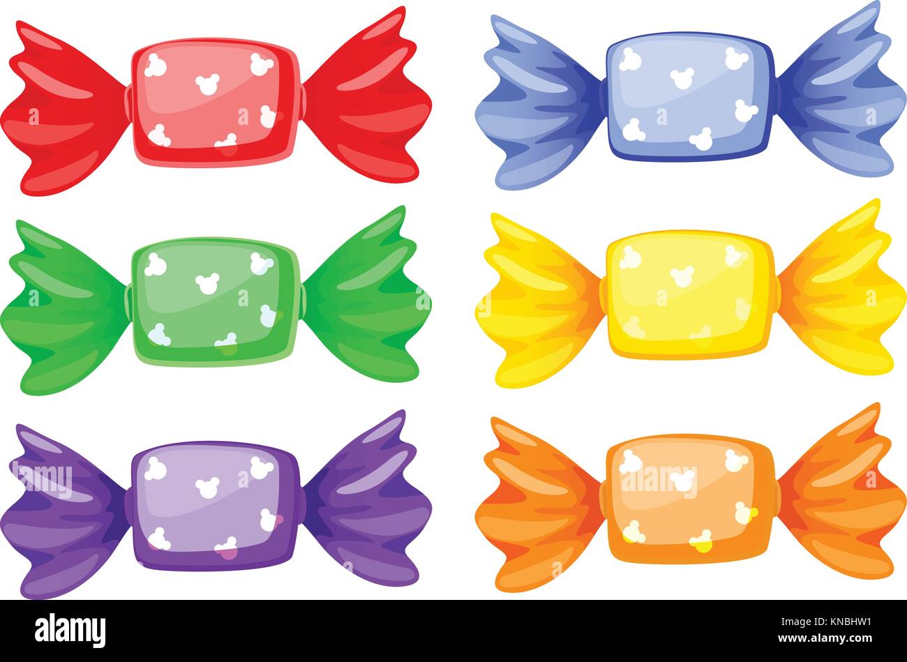 illustration of sweets on a white background Stock Vector Image & Art ...