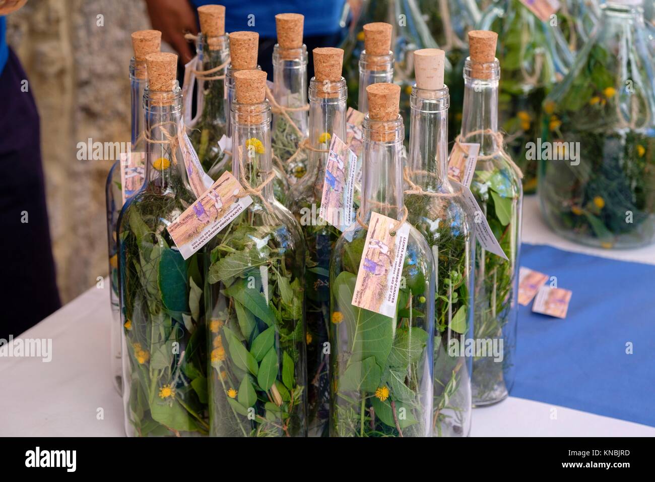 Traditional herbal liqueur, Fira de Ses Herbes, Selva, Raiguer