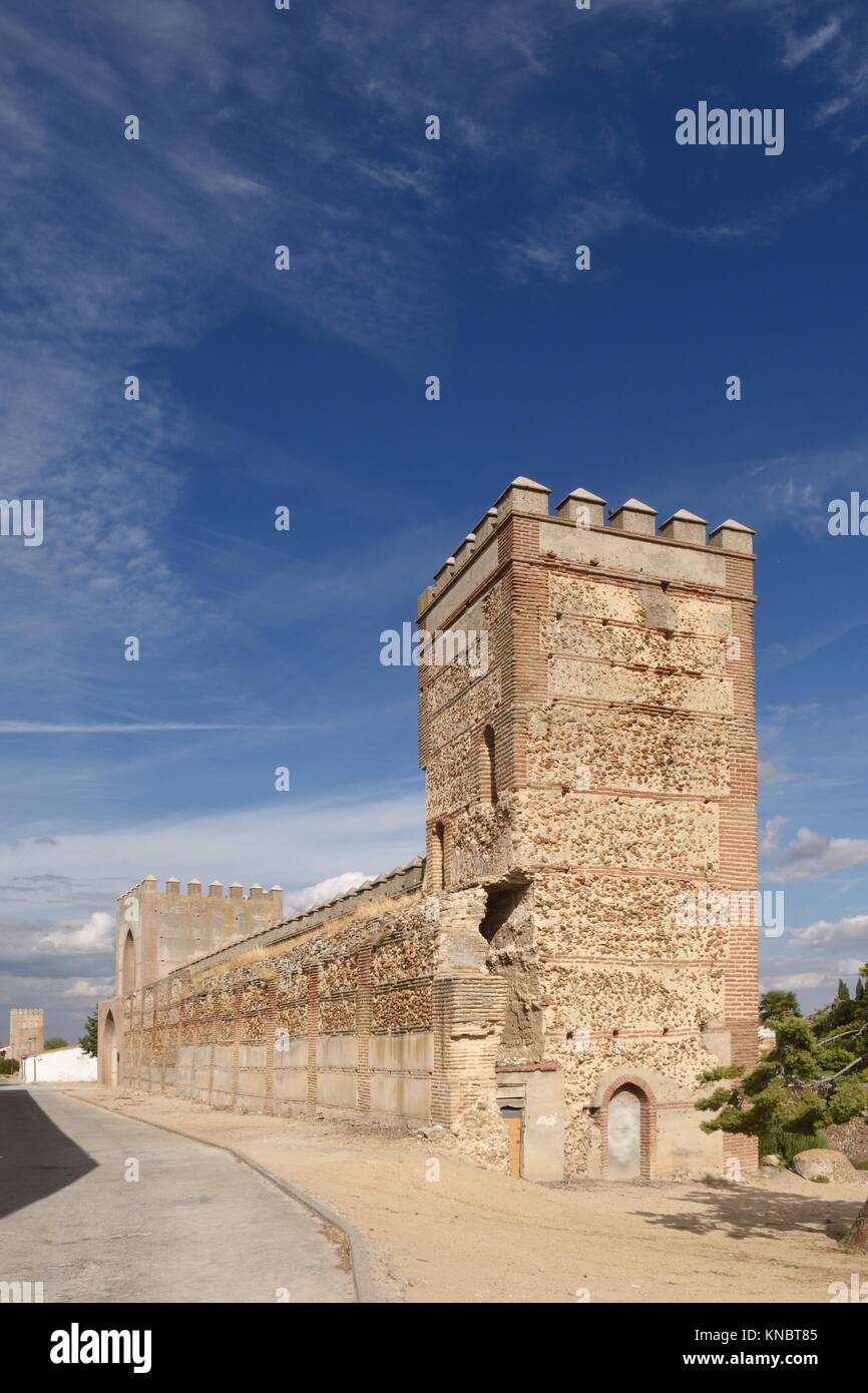 Walls of Madrigal de las Altas Torres, Avila province, Spain Stock Photo Alamy