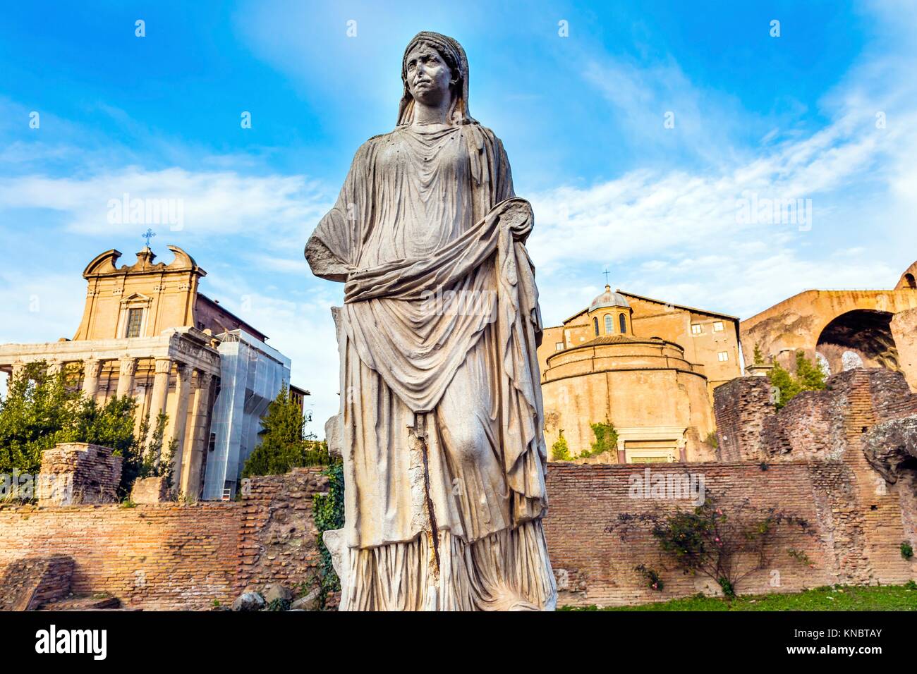 Vestal Virgn House of the Vestal Virgins Temple Emperor Antonius and