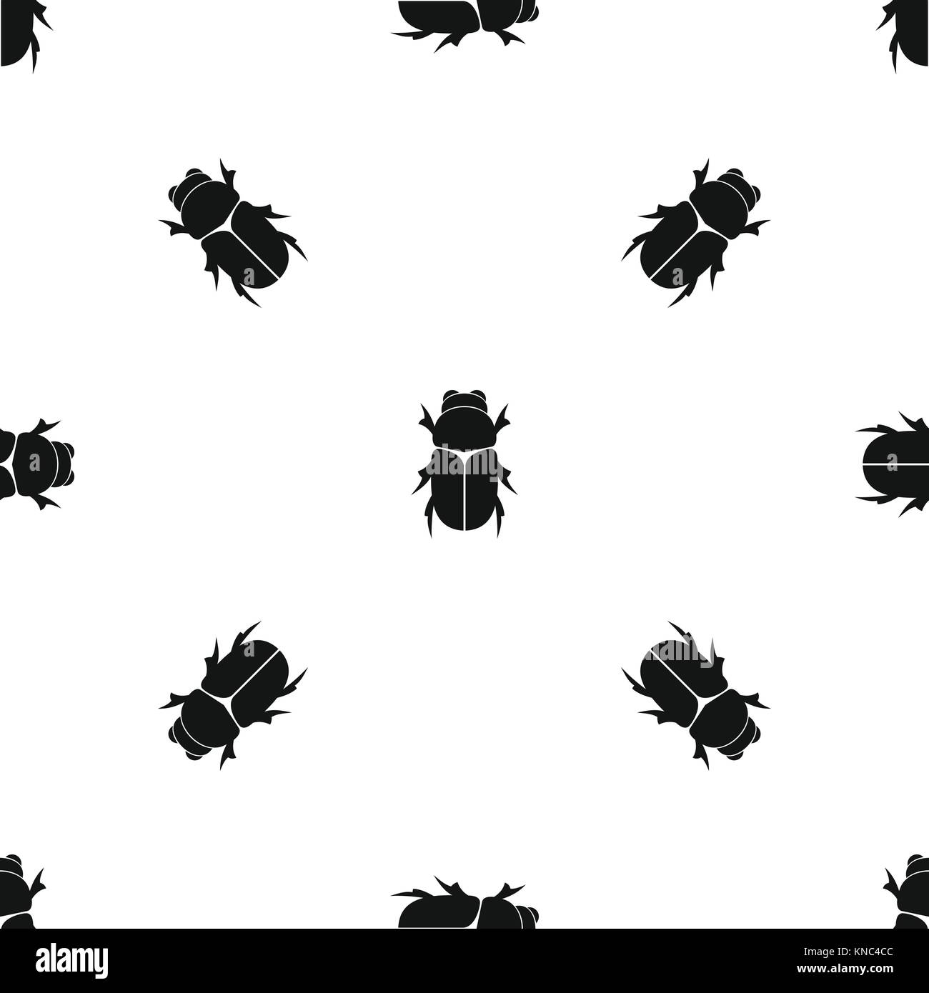 Chafer beetle pattern seamless black Stock Vector Image & Art - Alamy