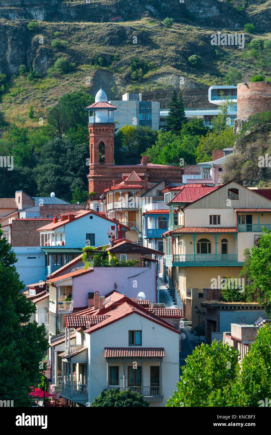 Old Tbilisi,Tbilisi City, Georgia, Middle East. Stock Photo