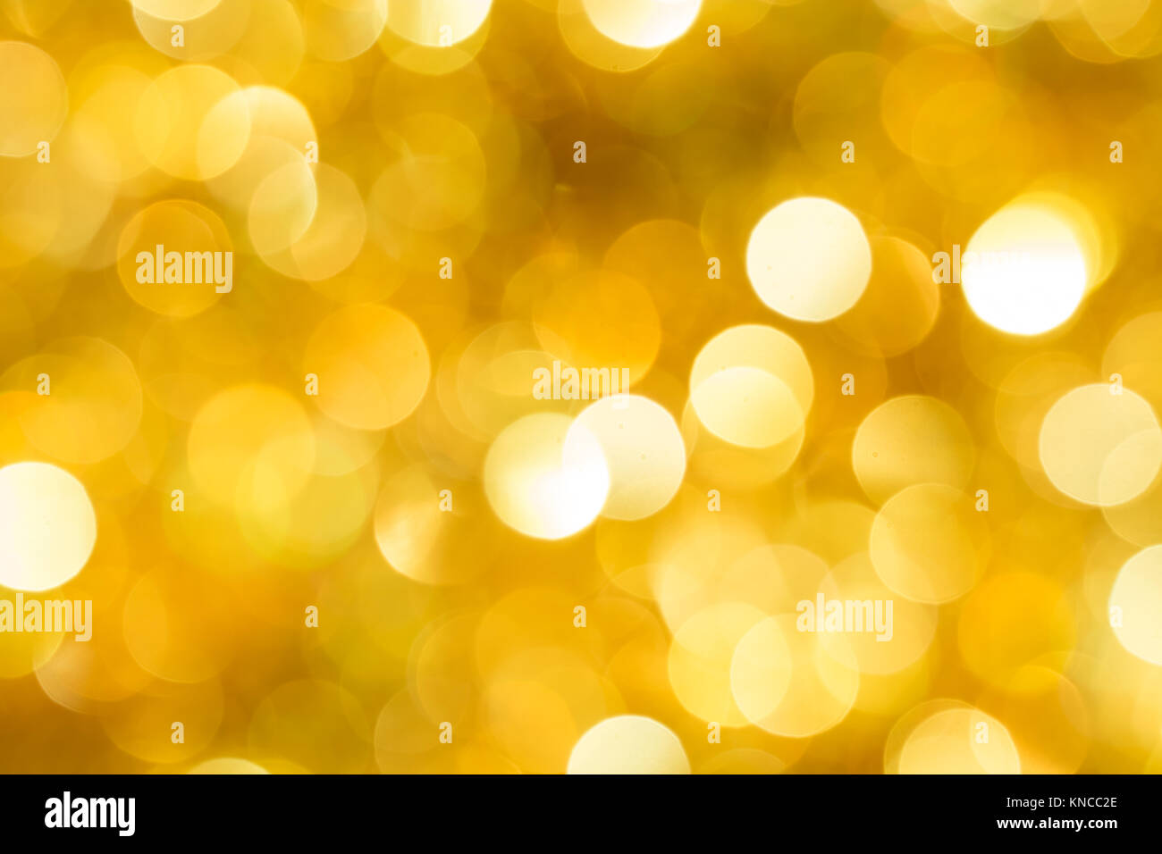 Christmas and New Year golden blurred defocused bokeh background Stock ...