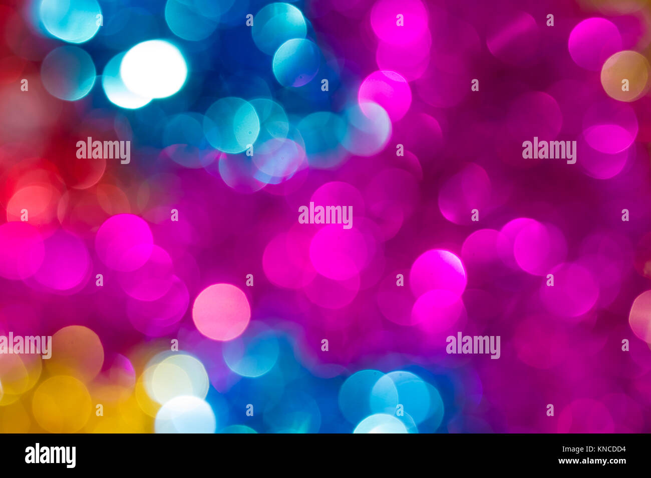 Christmas and New Year bright, colorful blurred defocused bokeh ...
