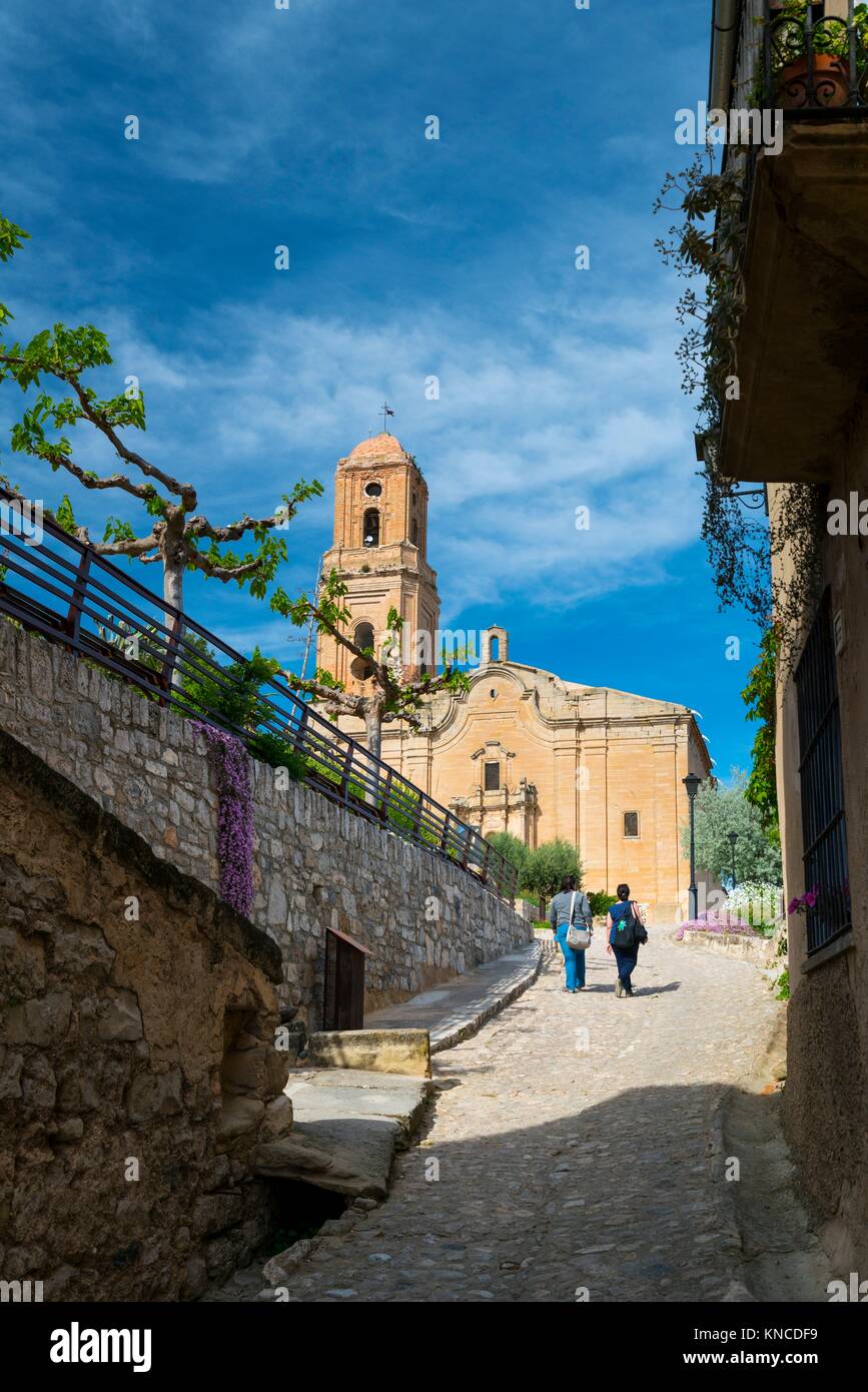 Spanish civil war testimonial village, Poble Vell, Corbera d'Ebre Village, Terres de l'Ebre