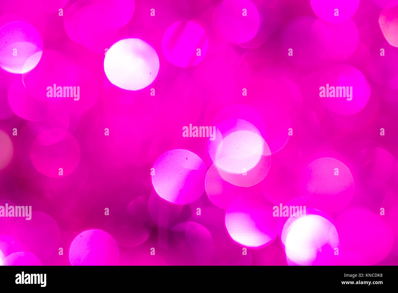 Christmas and New Year pink blurred defocused bokeh background Stock ...