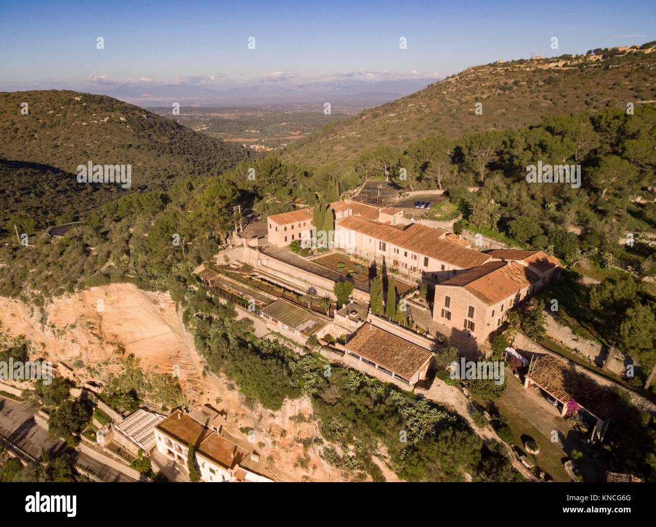 Sanctuaries of Gracia and Sant Honorat, Puig de Randa, Algaida, Mallorca, balearic islands ...