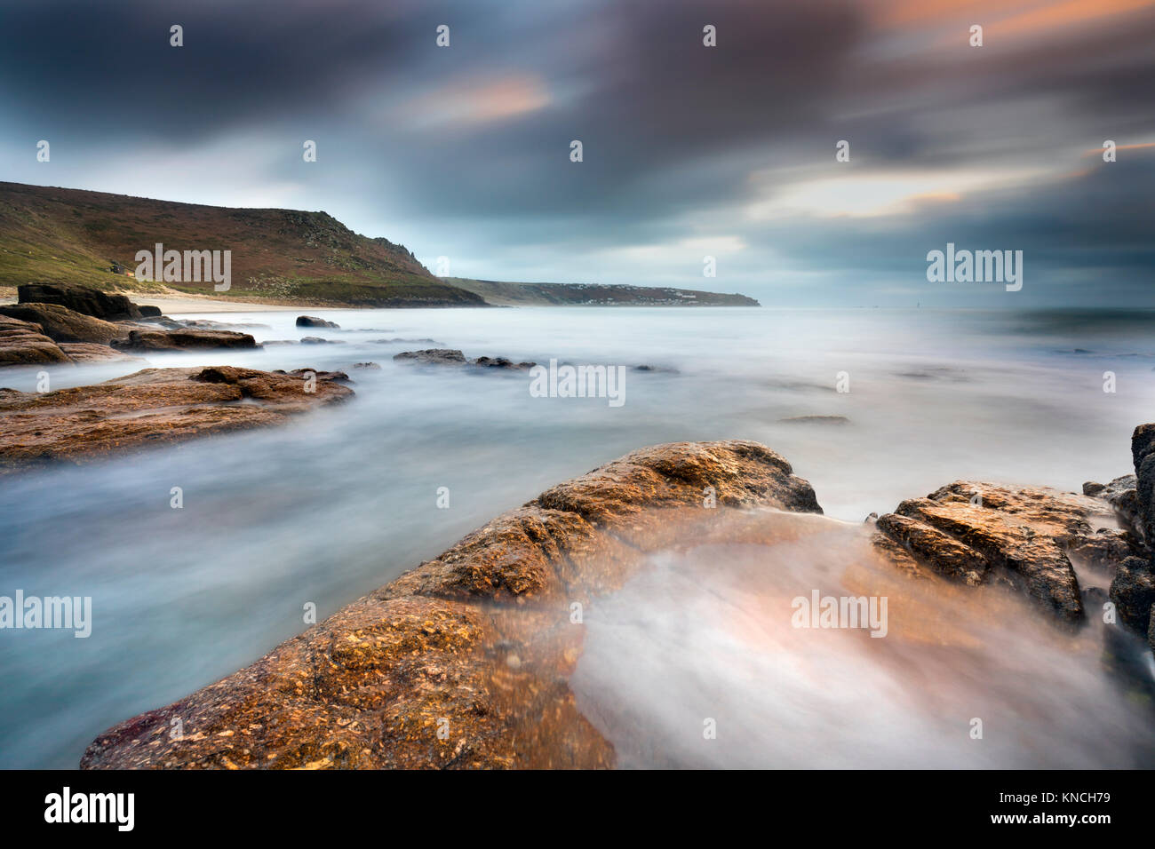 Gwynver; Sennen; Cornwall; UK Stock Photo