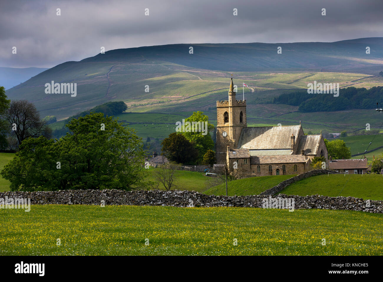 Hawes Church; Wensleydale; Yorkshire; UK Stock Photo Alamy