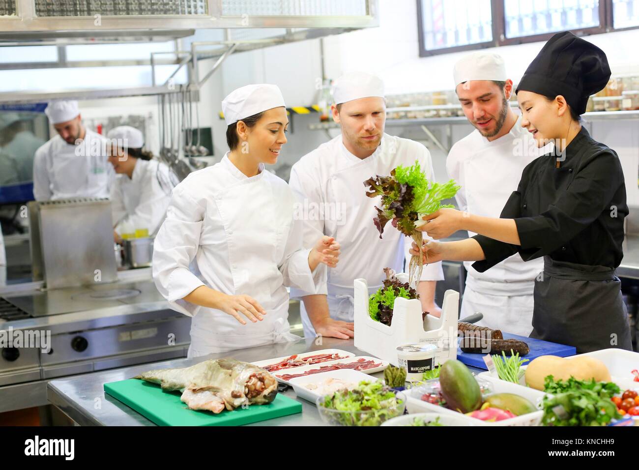 4 Chefs High Resolution Stock Photography and Images - Alamy