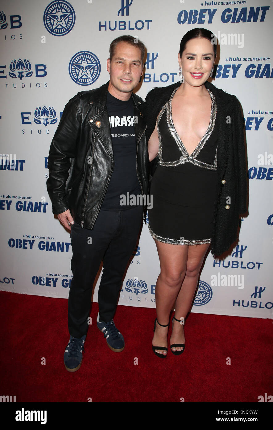 Photo Op For Hulu’s ‘Obey Giant’ Featuring: Shepard Fairey, Beau Dunn