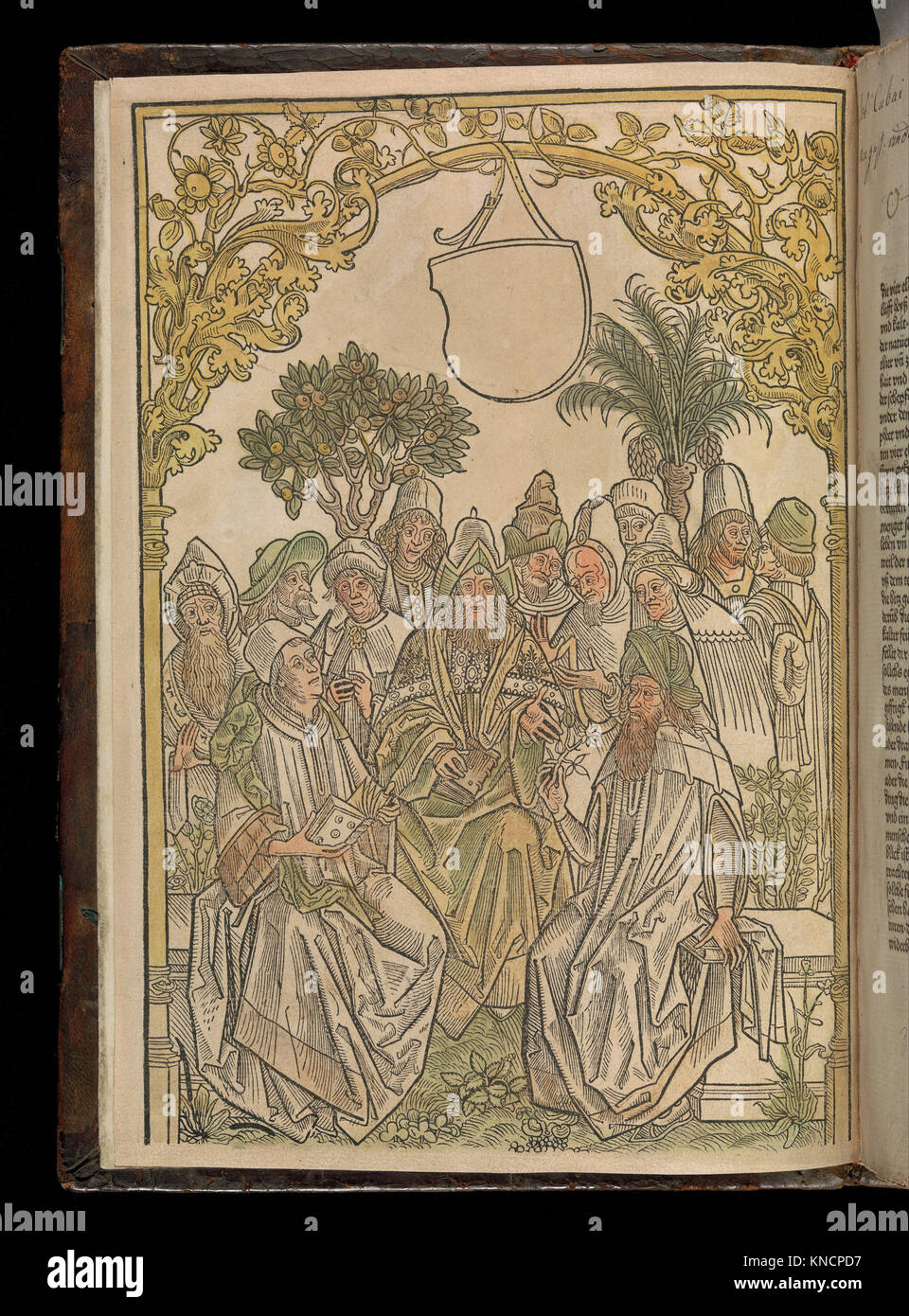 The 'Gart der gesuntheit' (Garden of Health), also known as 'Ortus