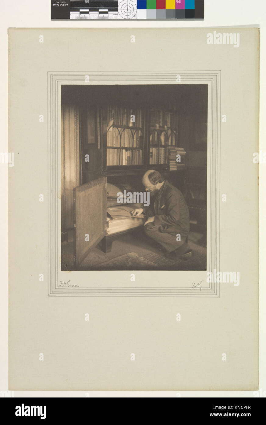 Frederick H. Evans, English photographer, (1853-1943) photograph by Gertrude Käsebier Stock Photo