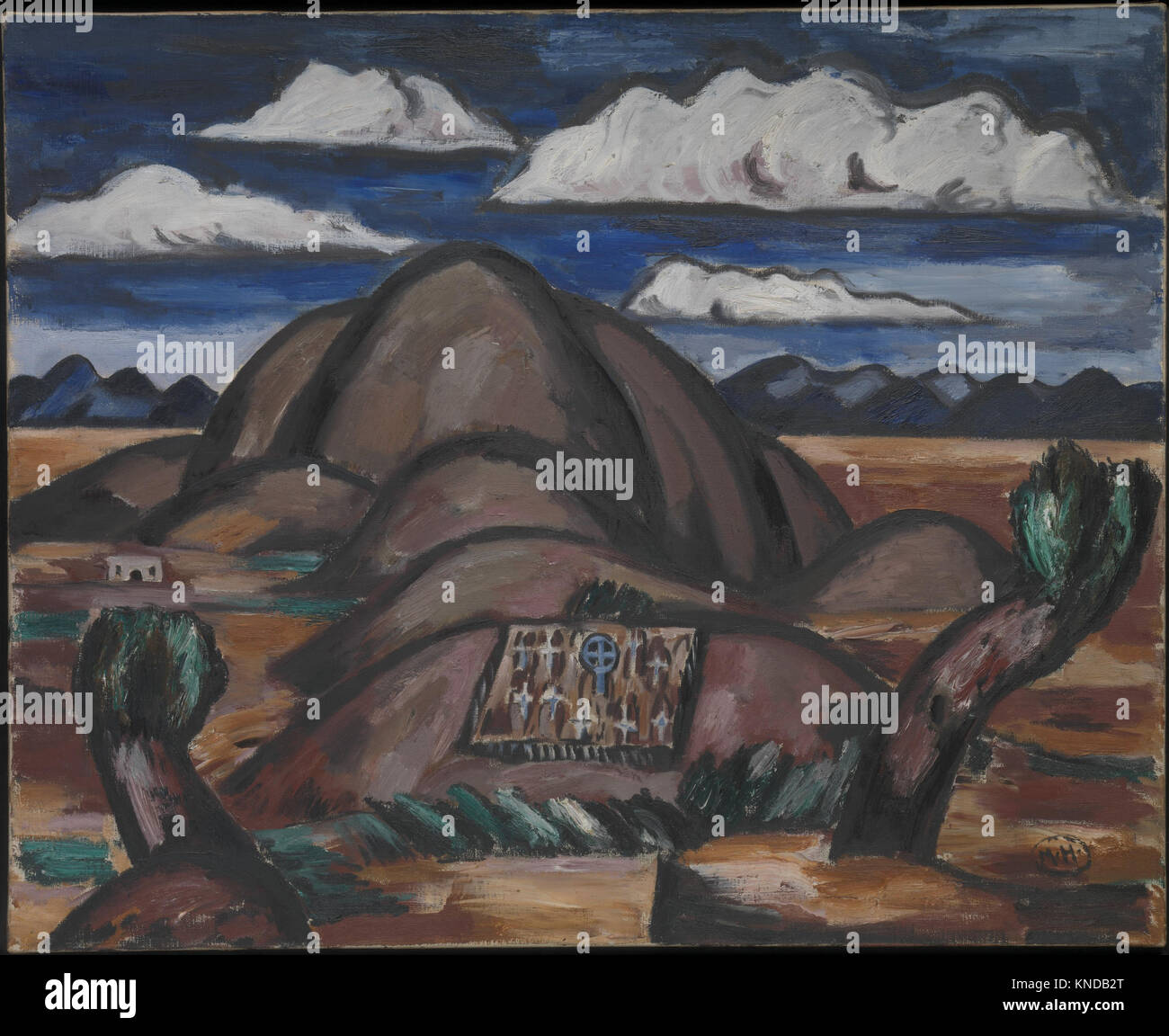 Cemetery, New Mexico MET DP236118 488493 Stock Photo Alamy