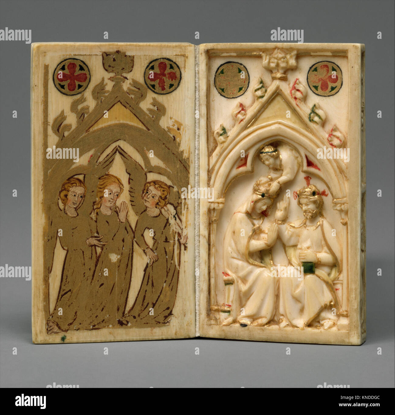 This booklet, depicting scenes of the Passion, is a fine example of ...