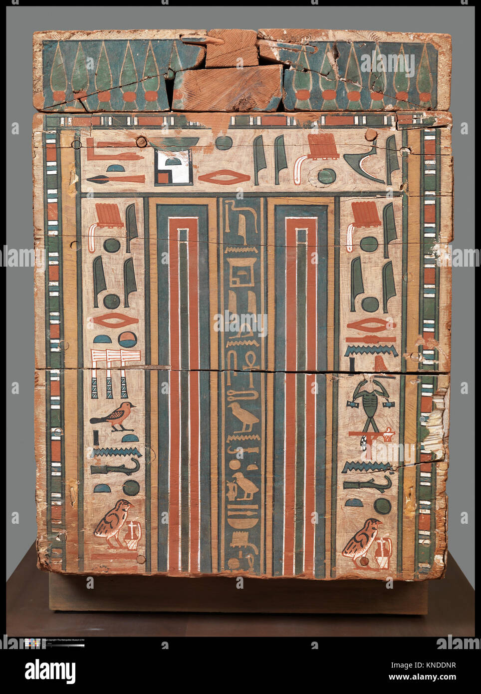 This coffin belongs to Nakhtkhnum, a notable figure from ancient Egypt ...