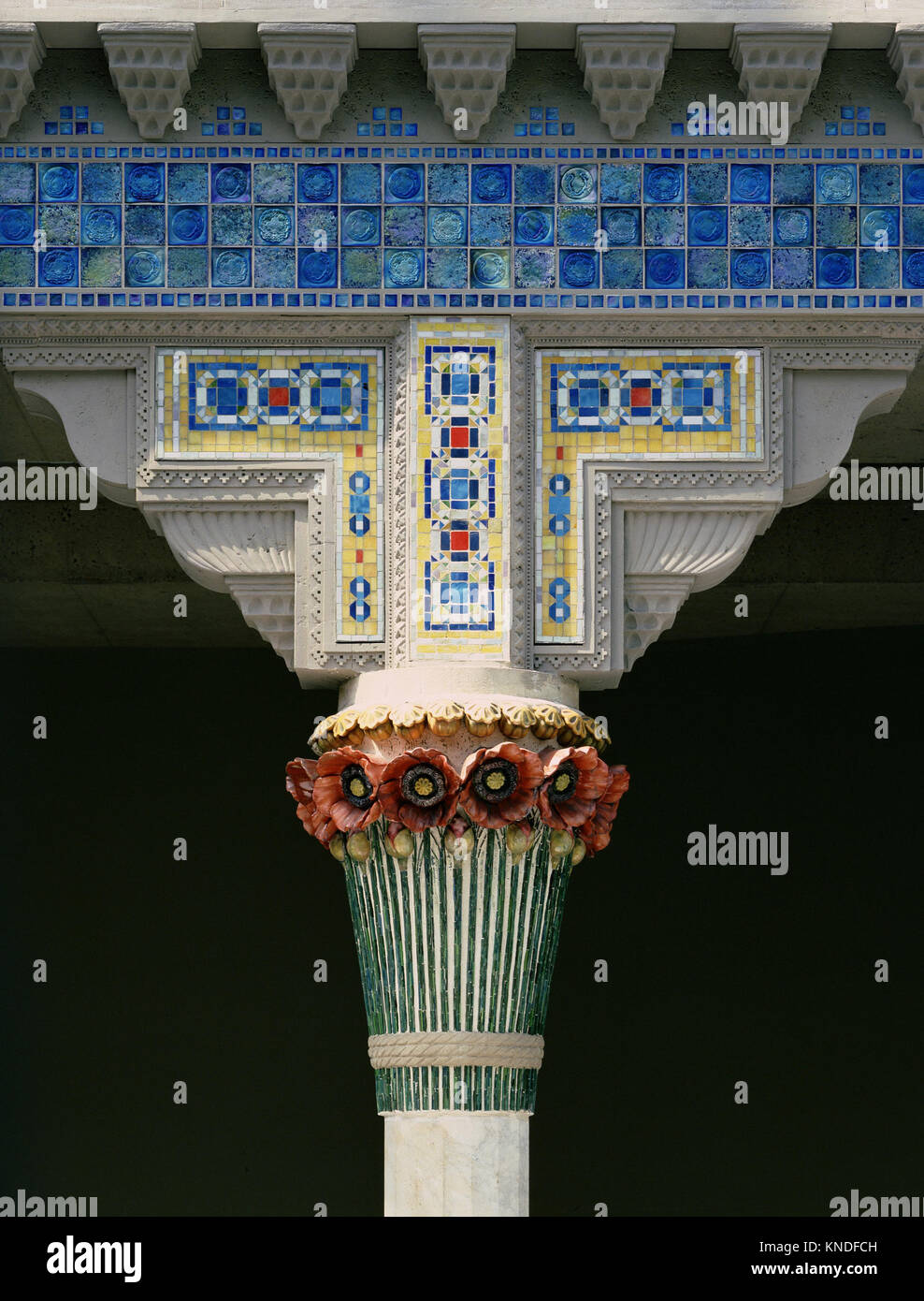 Architectural Elements from Laurelton Hall, Oyster Bay, New York MET  1978.10.1detail 133 Designer: Designed by Louis Comfort Tiffany, American,  New York 1848?1933 New York, Architectural Elements from Laurelton Hall,  Oyster Bay, New