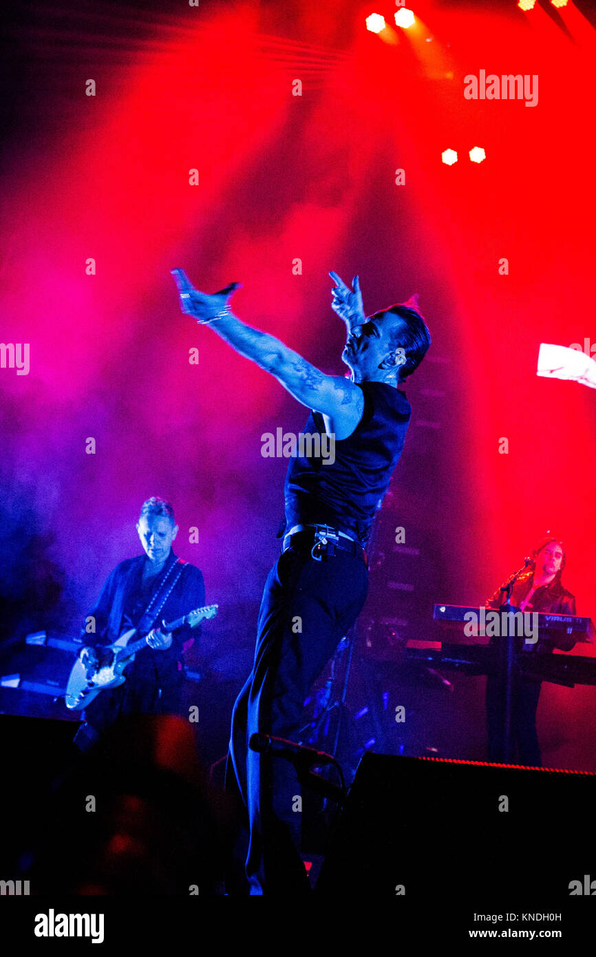 Turin, Italy. 09th Dec, 2017. The english electronic band Depeche Mode