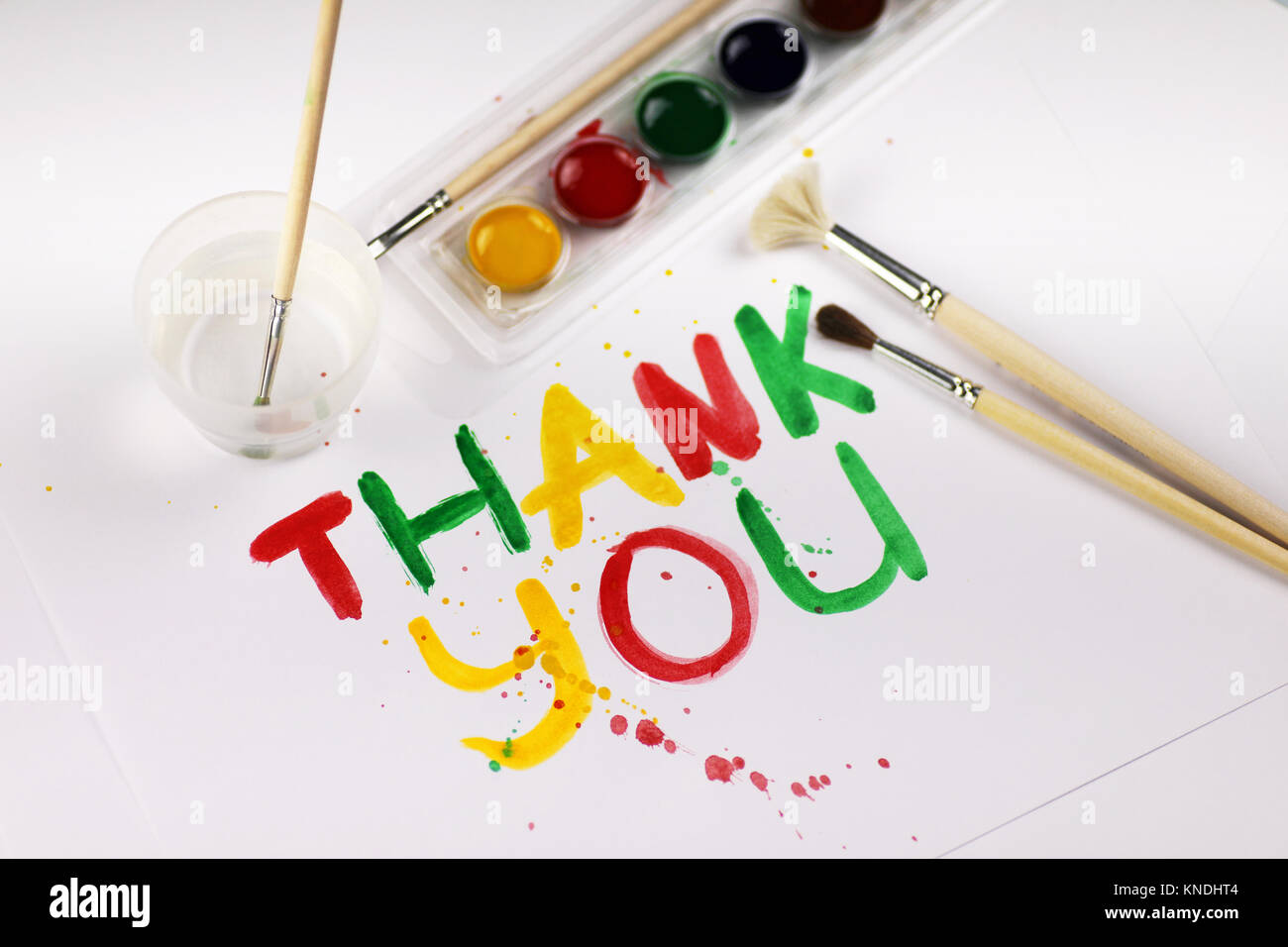 Thankyou water hi-res stock photography and images - Alamy