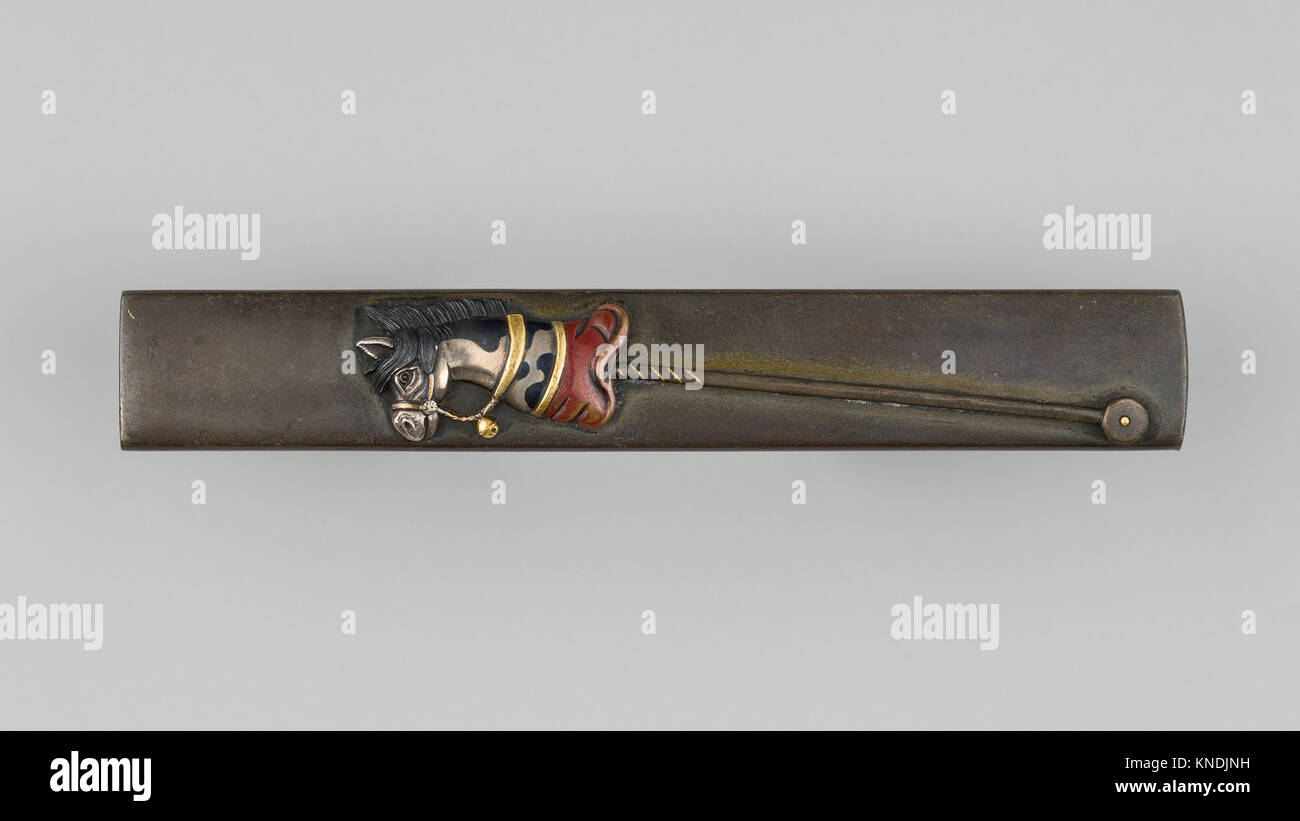 Knife Handle (Kozuka). Fittings maker Inscribed by Iwama Masayoshi