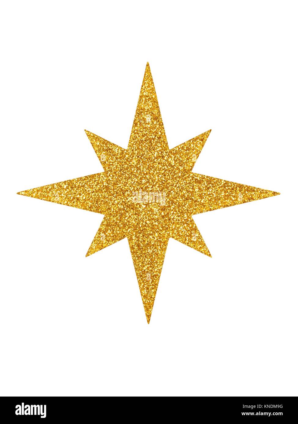 Christmas star isolated on white background Stock Photo - Alamy