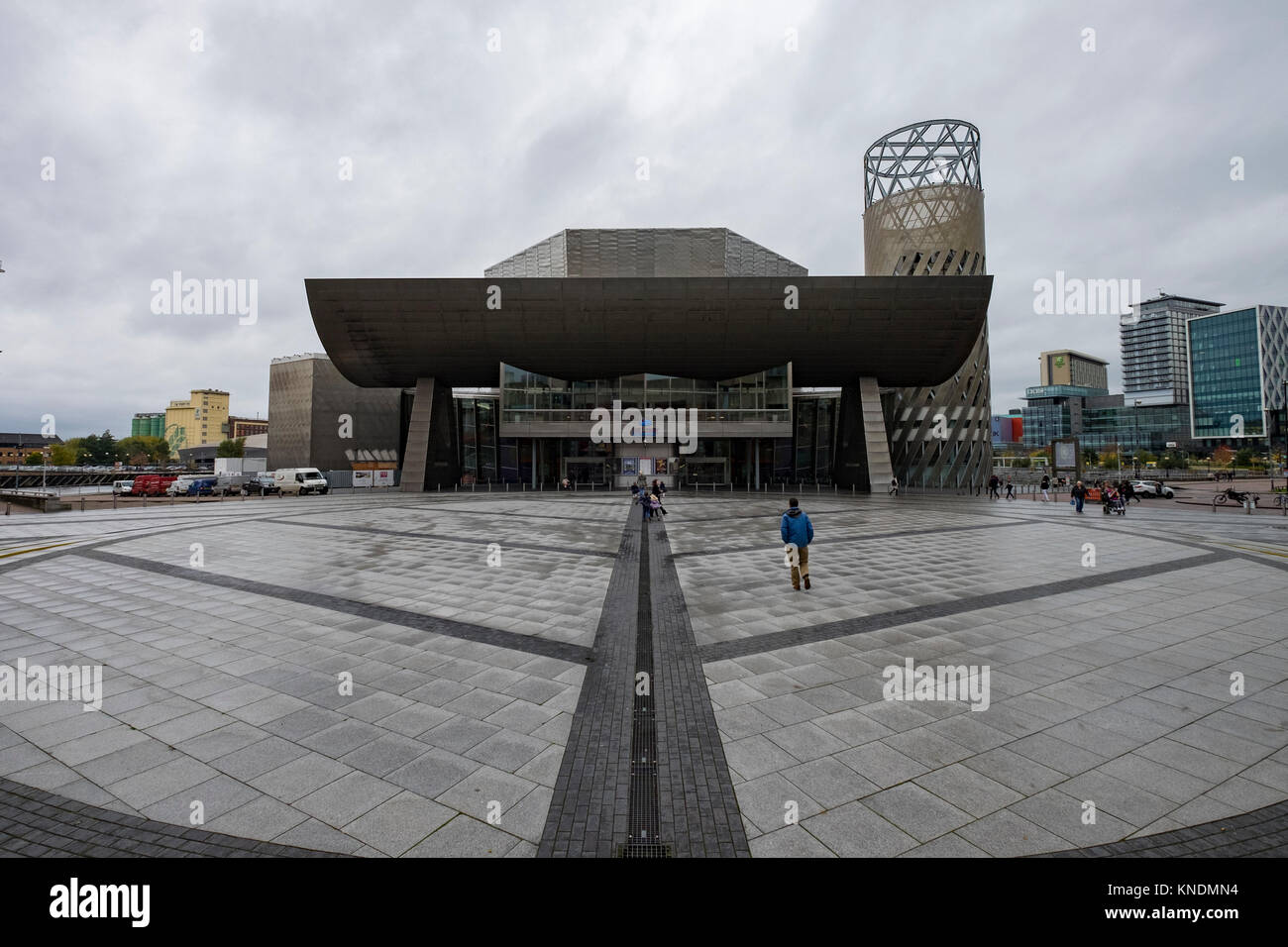 Lowry Museum Media City Manchester Stock Photo Alamy