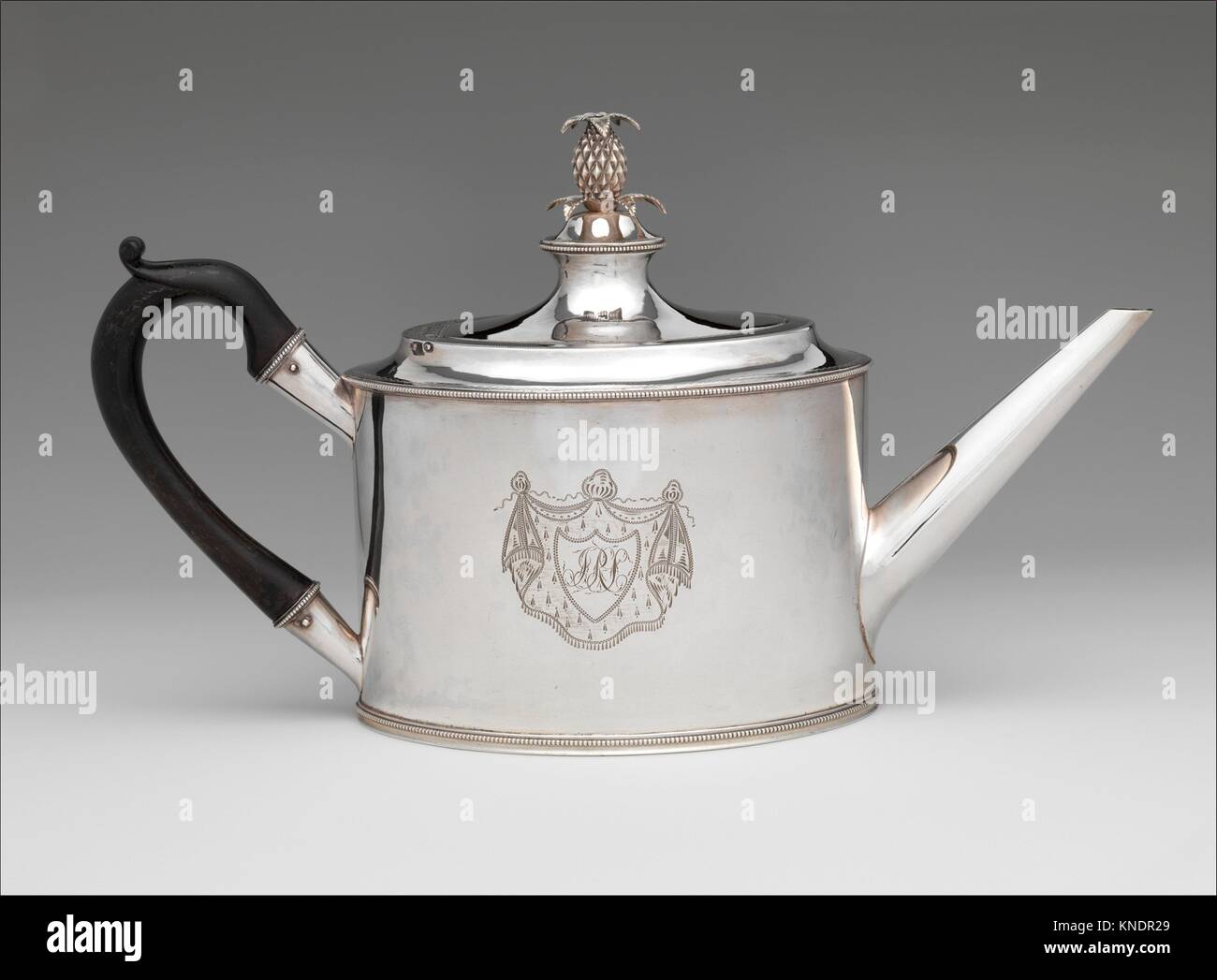 Teapot. Maker Daniel Van Voorhis (17511824); Date 17901800
