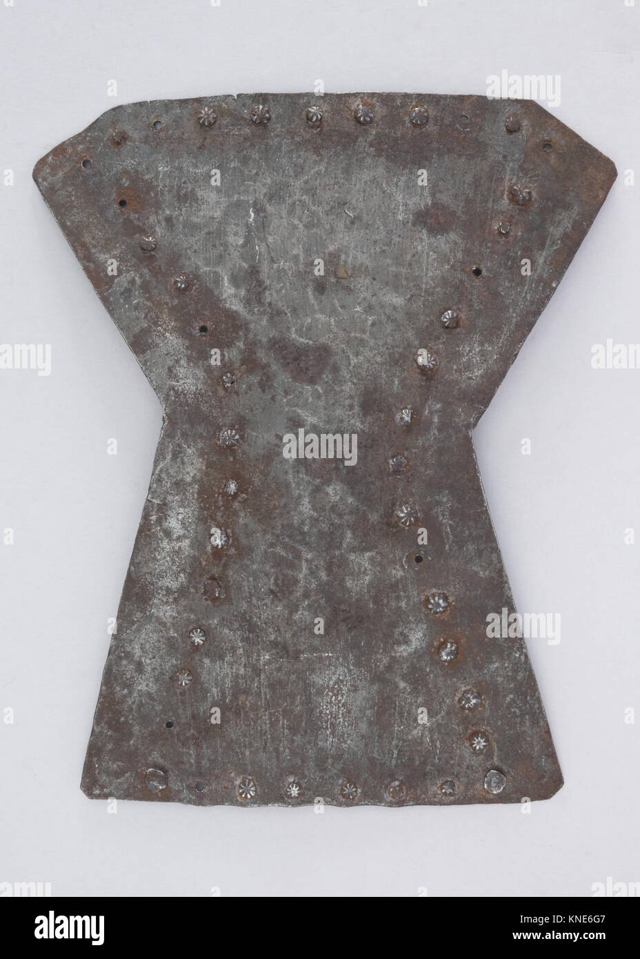 This brigandine plate is part of historical armor collections ...