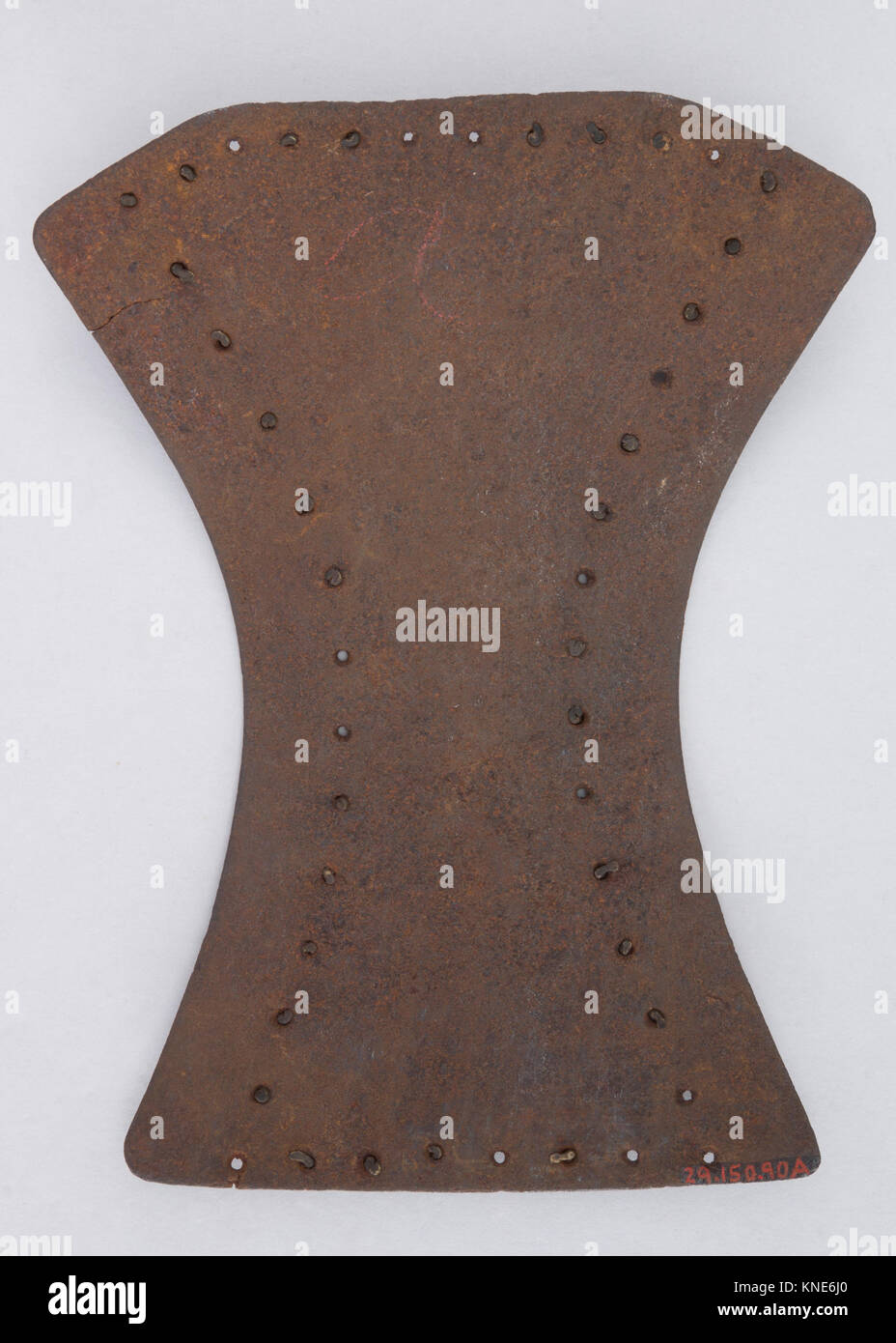 The brigandine plate MET 29.150.90a represents medieval armor ...