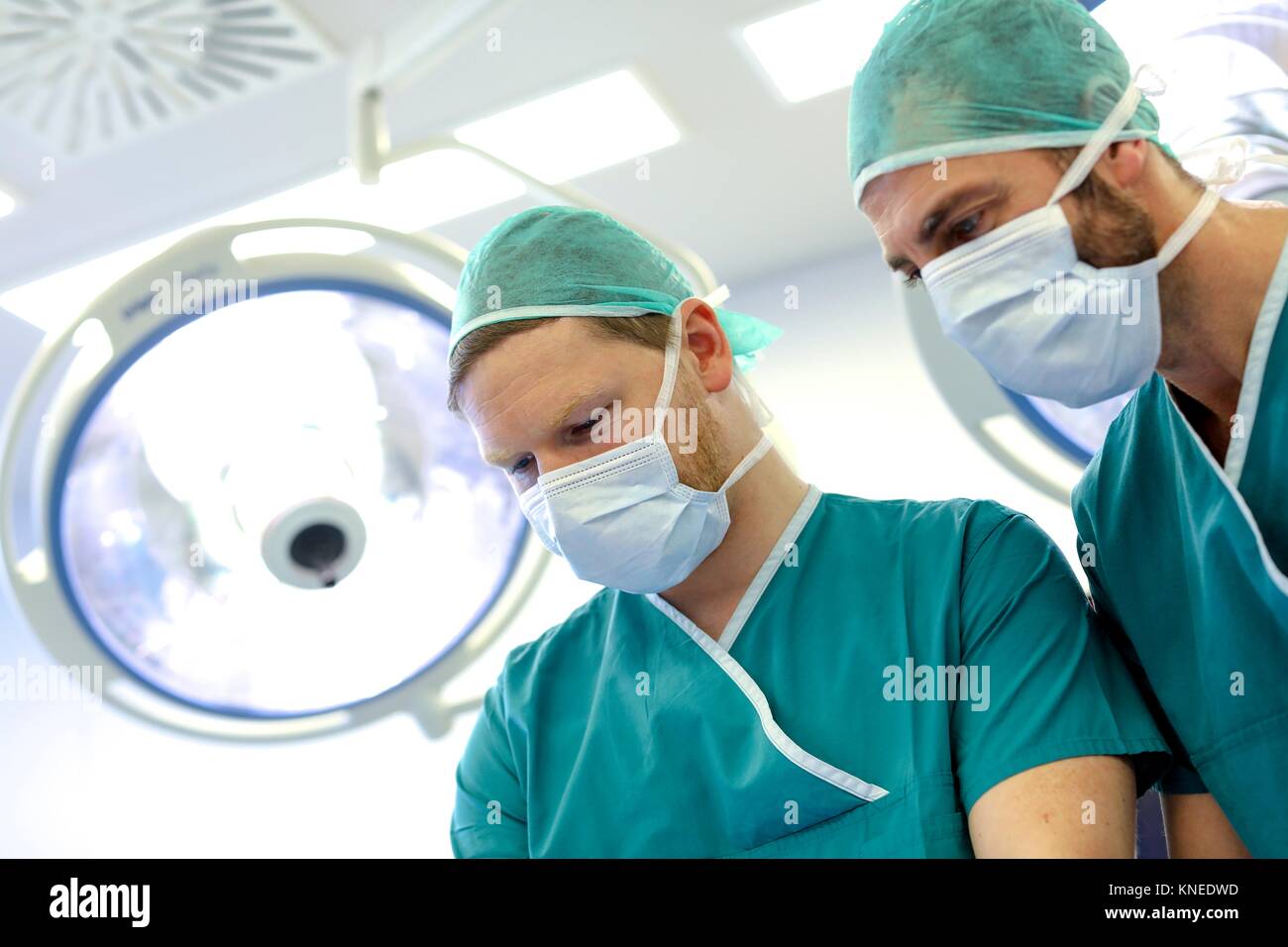 Surgery, Operating room, Hospital, Spain Stock Photo Alamy