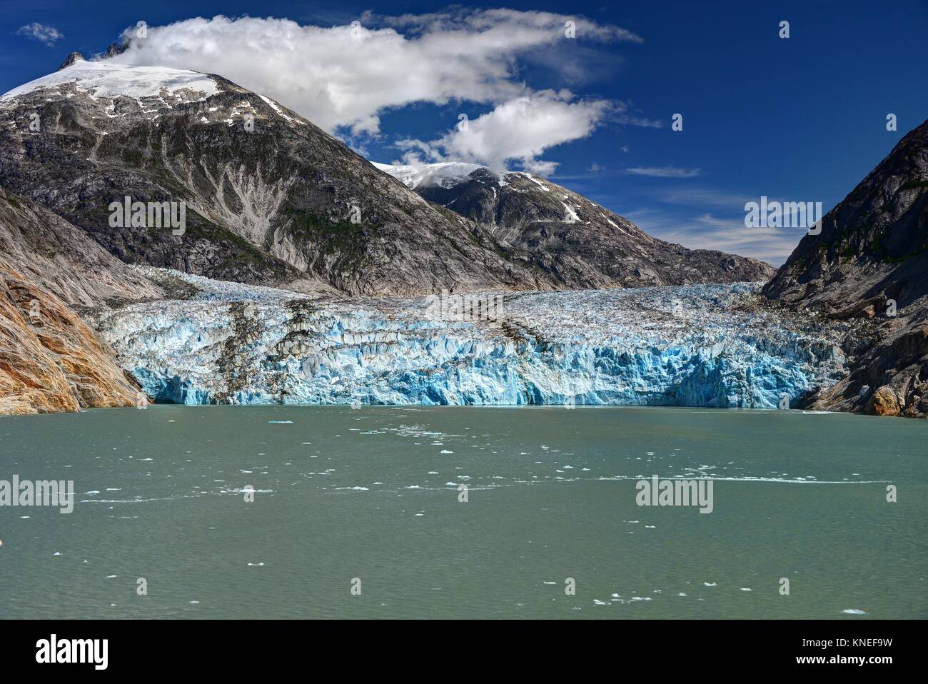 Endicott Glacier, Tongass National Forest, Alaska, United States Stock Photo