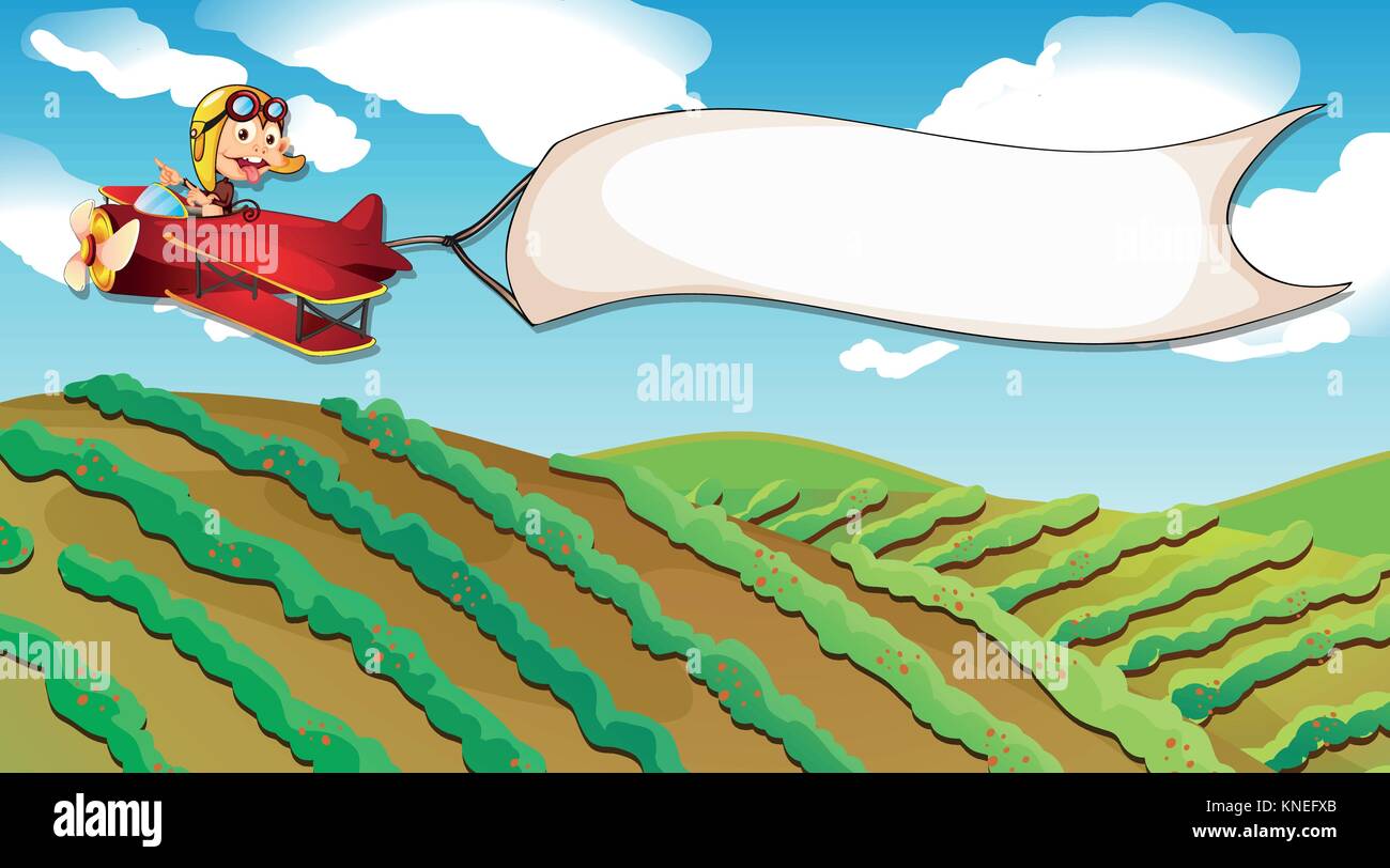 Illustration of a boy riding in a plane Stock Vector Image & Art - Alamy