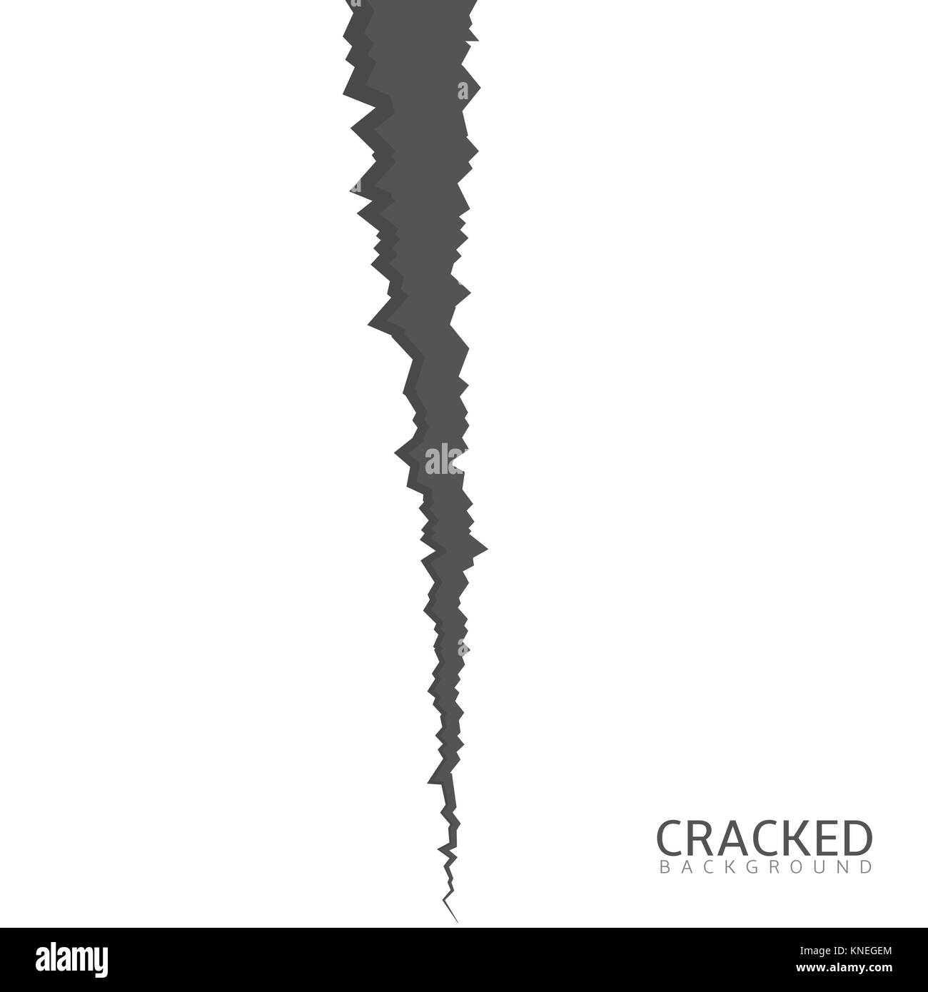 Simple crack illustration Stock Vector Image & Art - Alamy