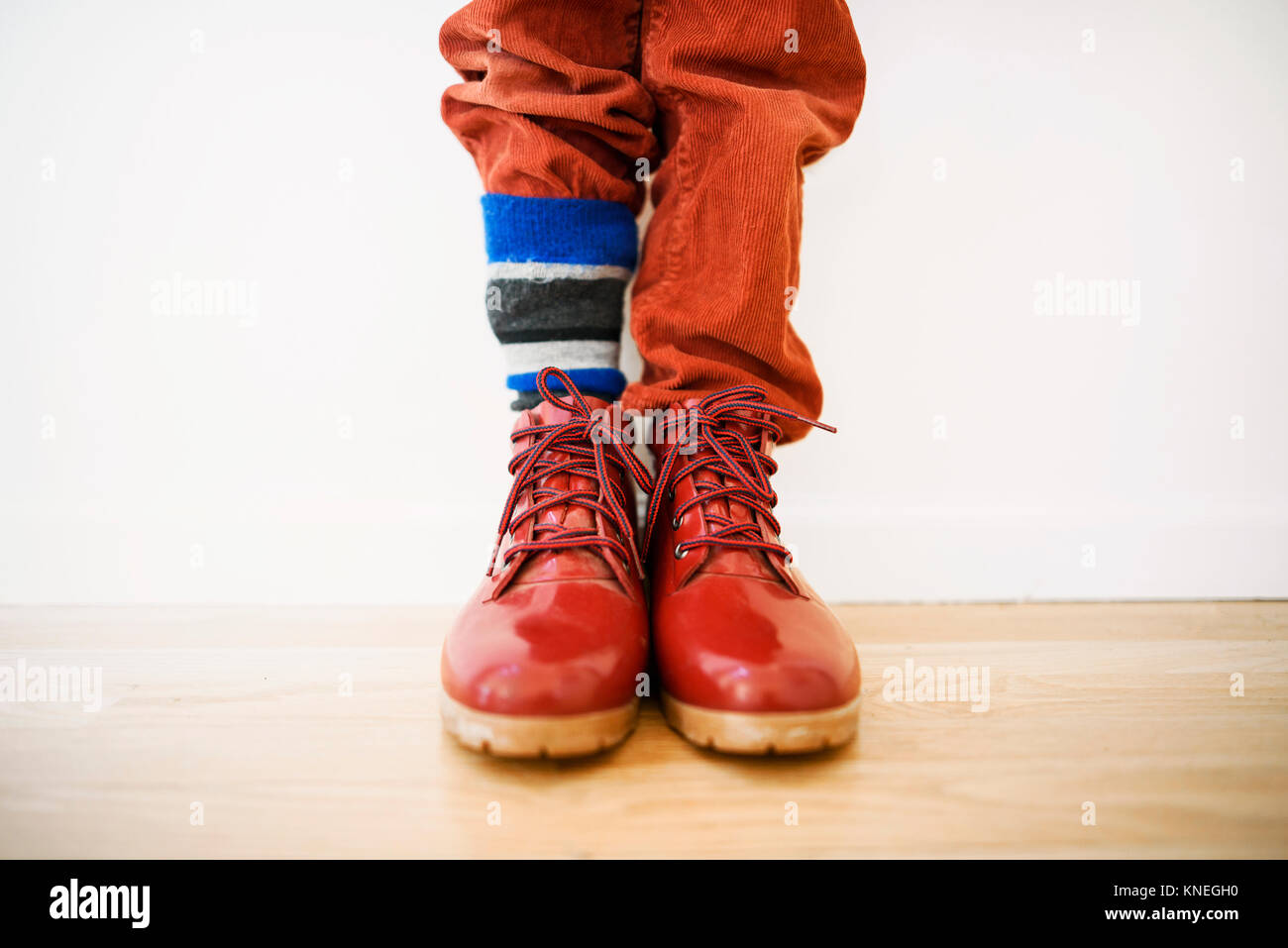 Child getting dressed socks hires stock photography and images Alamy